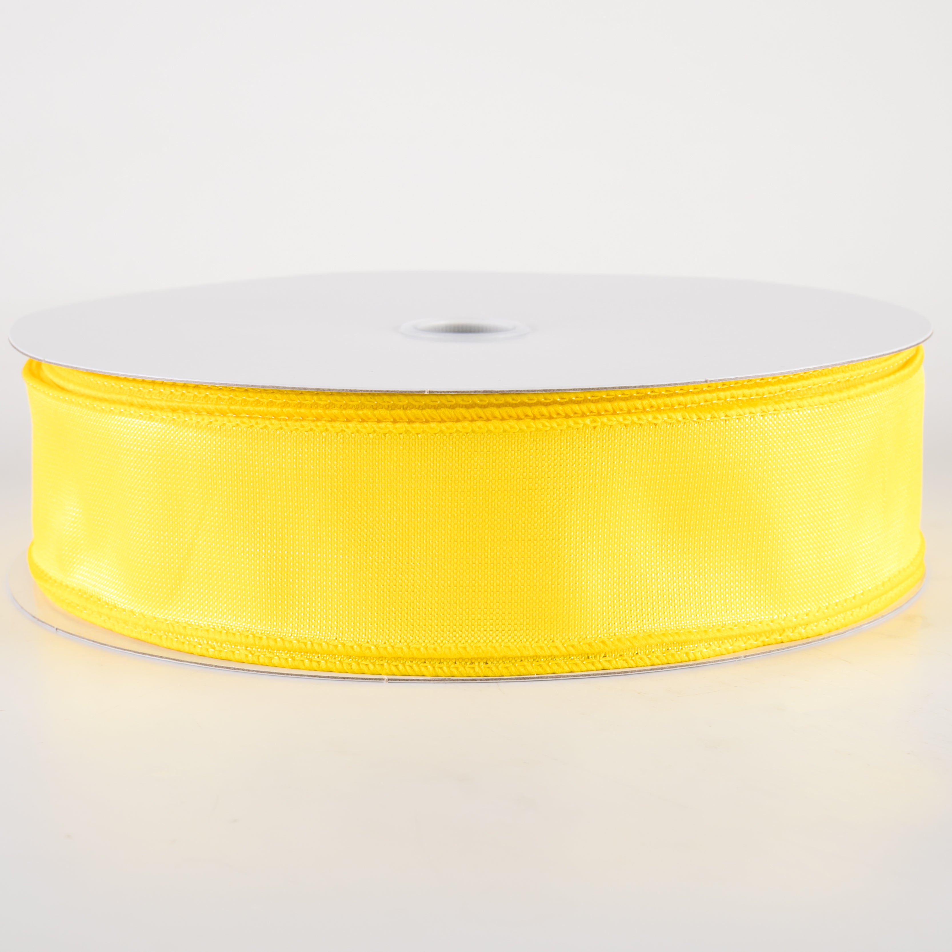 1.5" Lala Iridescent Solid Ribbon: Yellow (50 Yards)