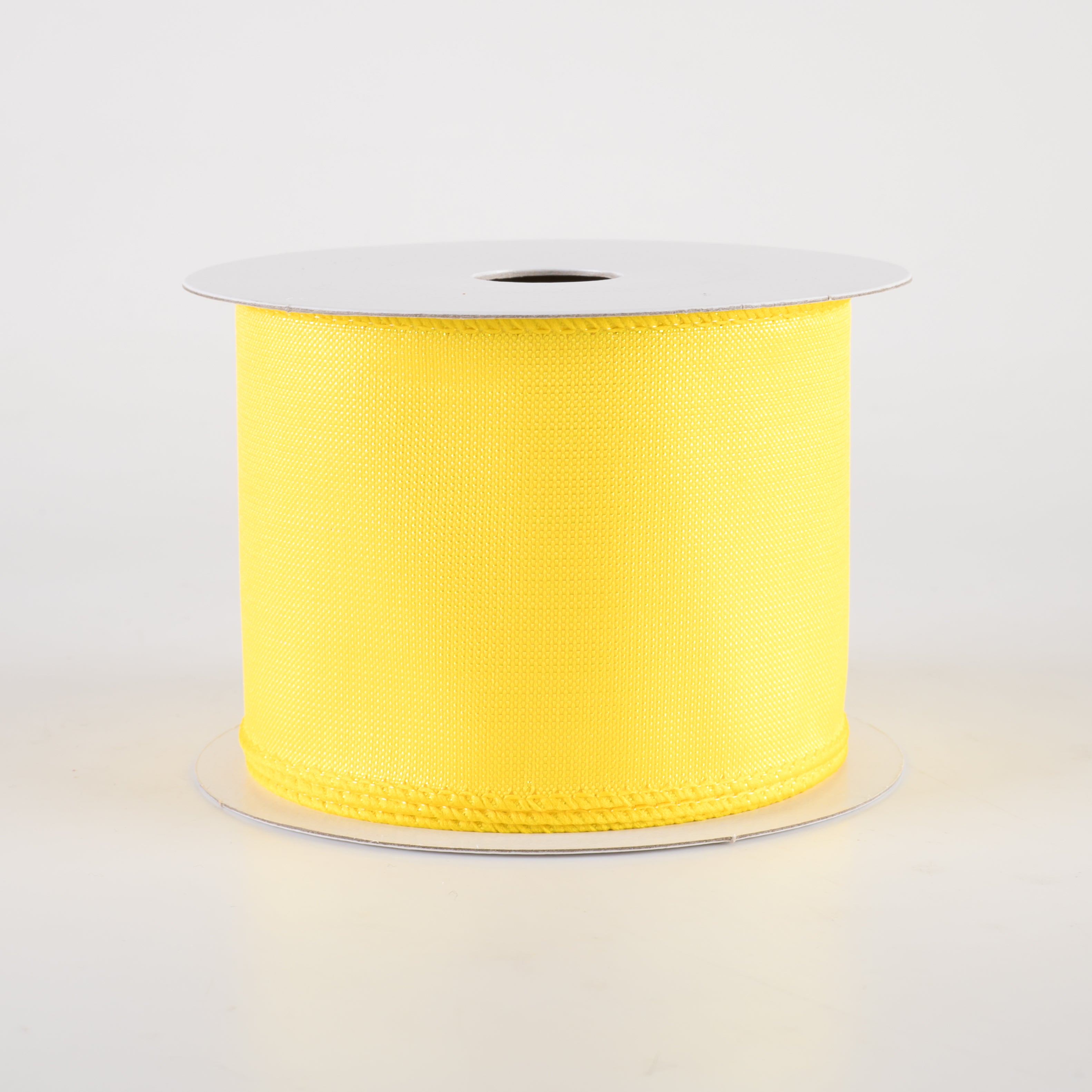 2.5" Lala Iridescent Solid Ribbon: Yellow (10 Yards)