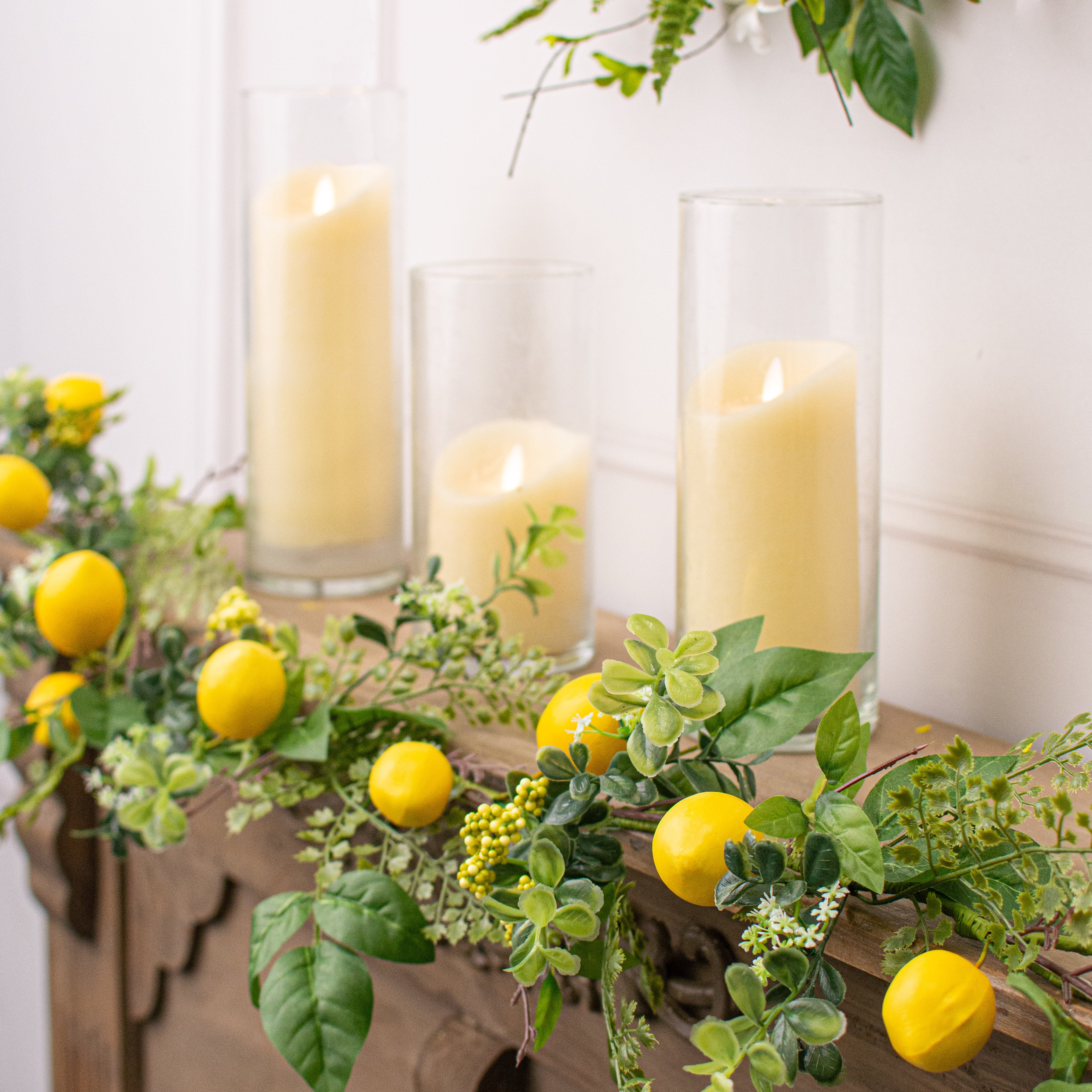 4' Lemon & Fern Garland Lifestyle Photo