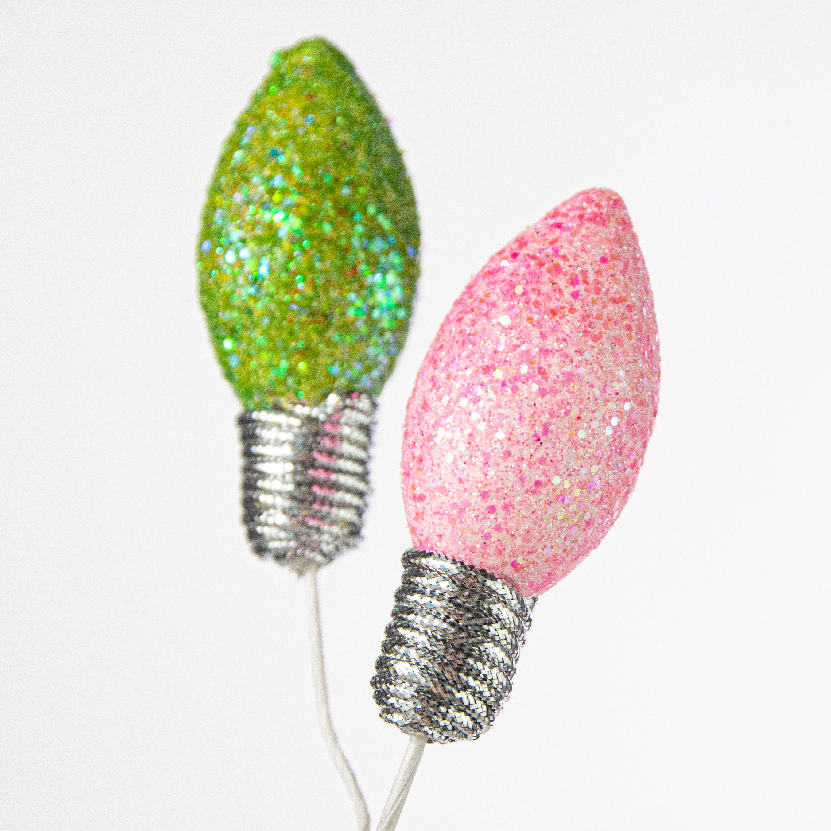 17" Light Bulb Pick: Pastel Mix Lifestyle Photo