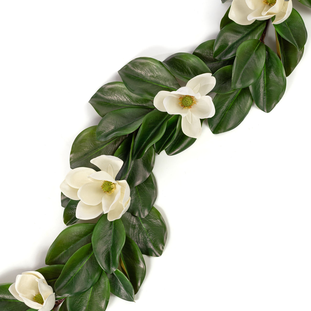 6' Magnolia Flower Garland (UV Protected) Item Number: 2390086WH