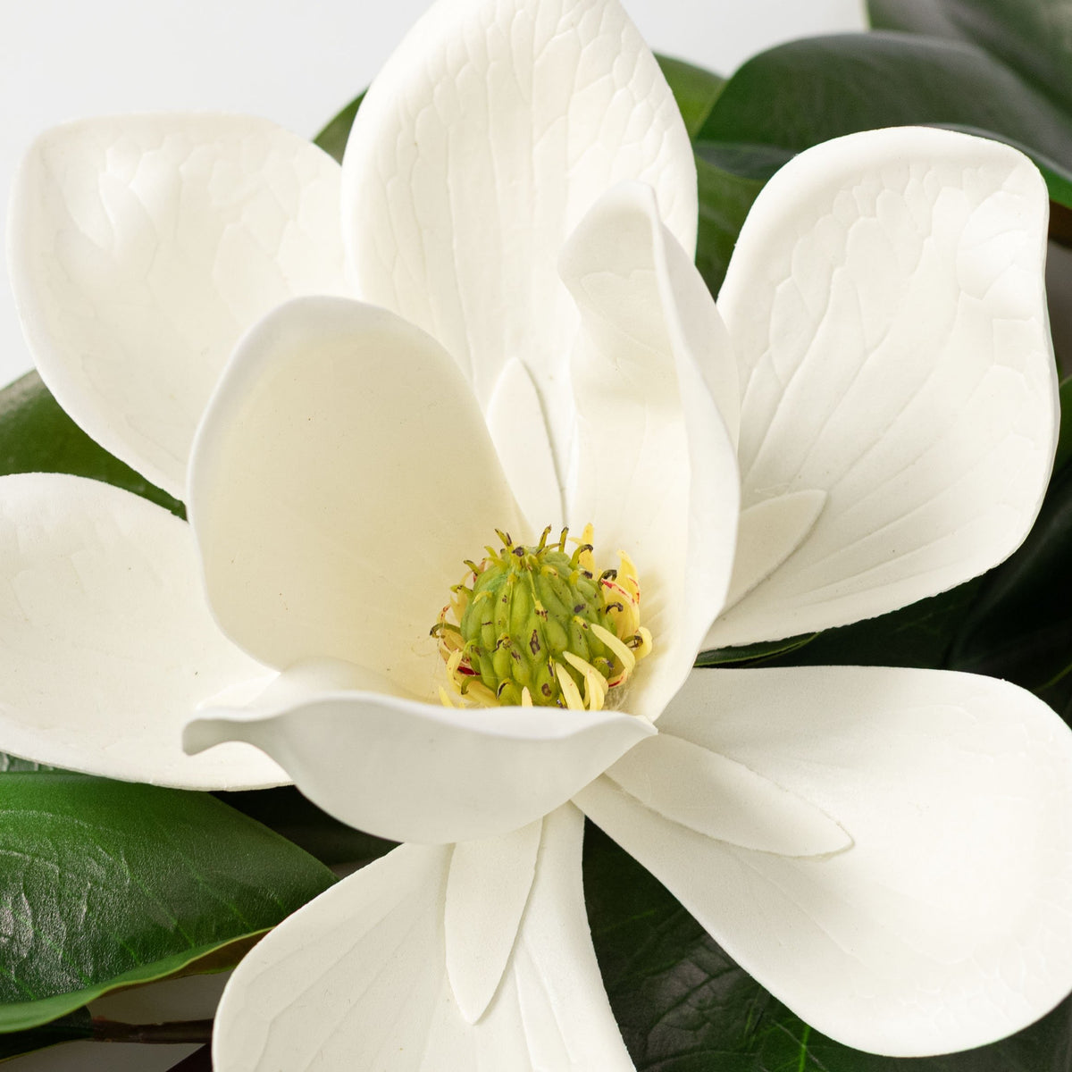 6' Magnolia Flower Garland (UV Protected) detail photo 3