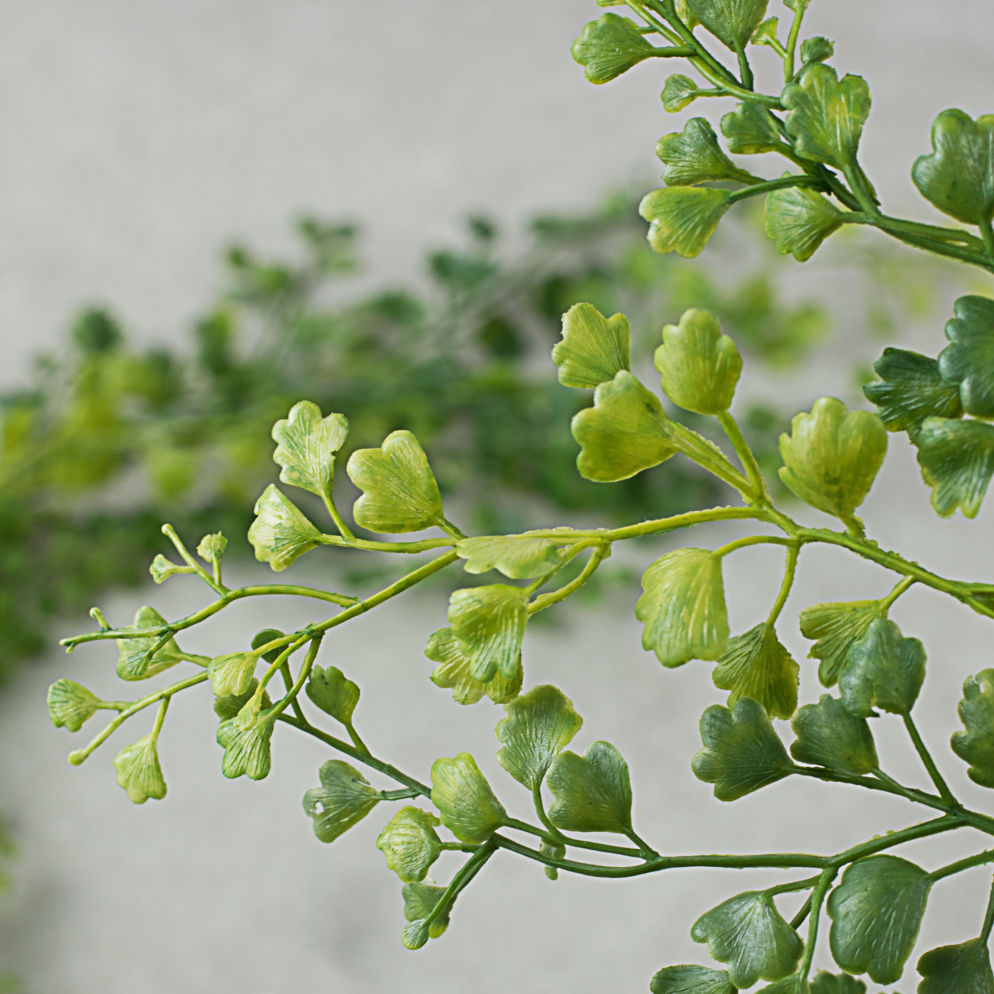 33" Maidenhair Hanging Spray detail photo 3