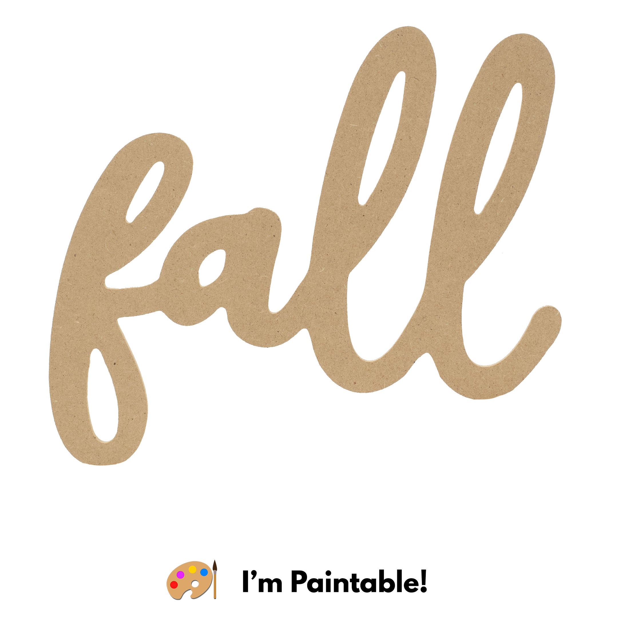 10" MDF Unfinished Cutout: Fall Item Number: AB2560