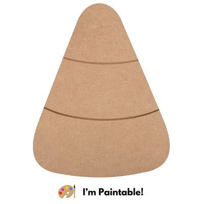 12.5" MDF Unfinished Shape: Candy Corn Item Number: HA4020