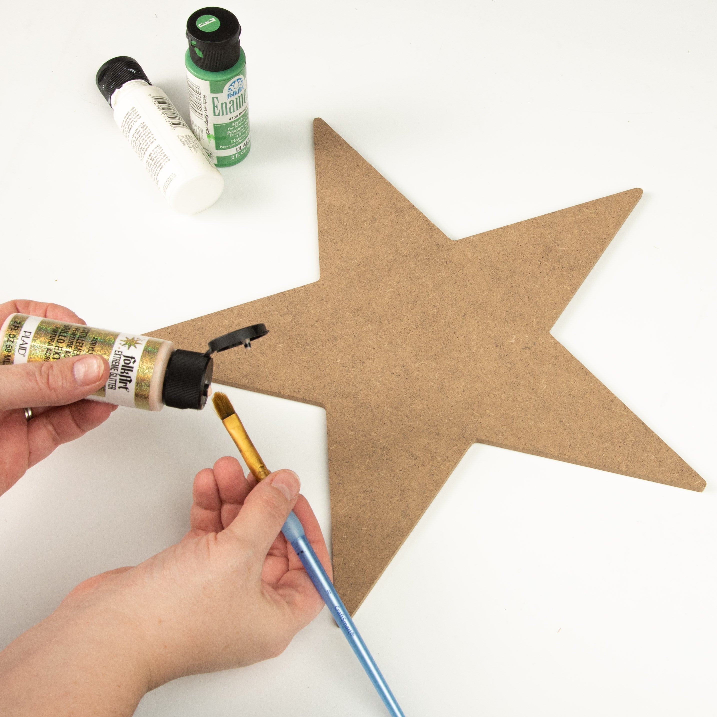 13" MDF Unfinished Shape: Star Lifestyle Photo