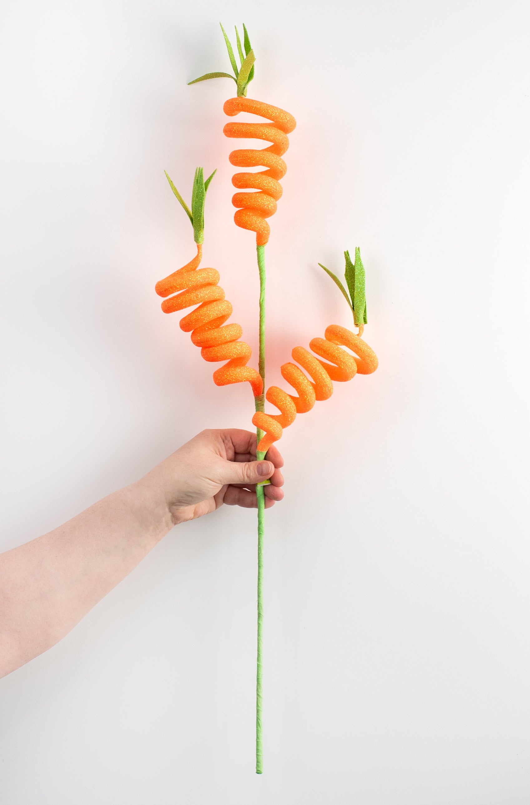 30" Mesh Tubing Spring Carrot Spray detail photo 3