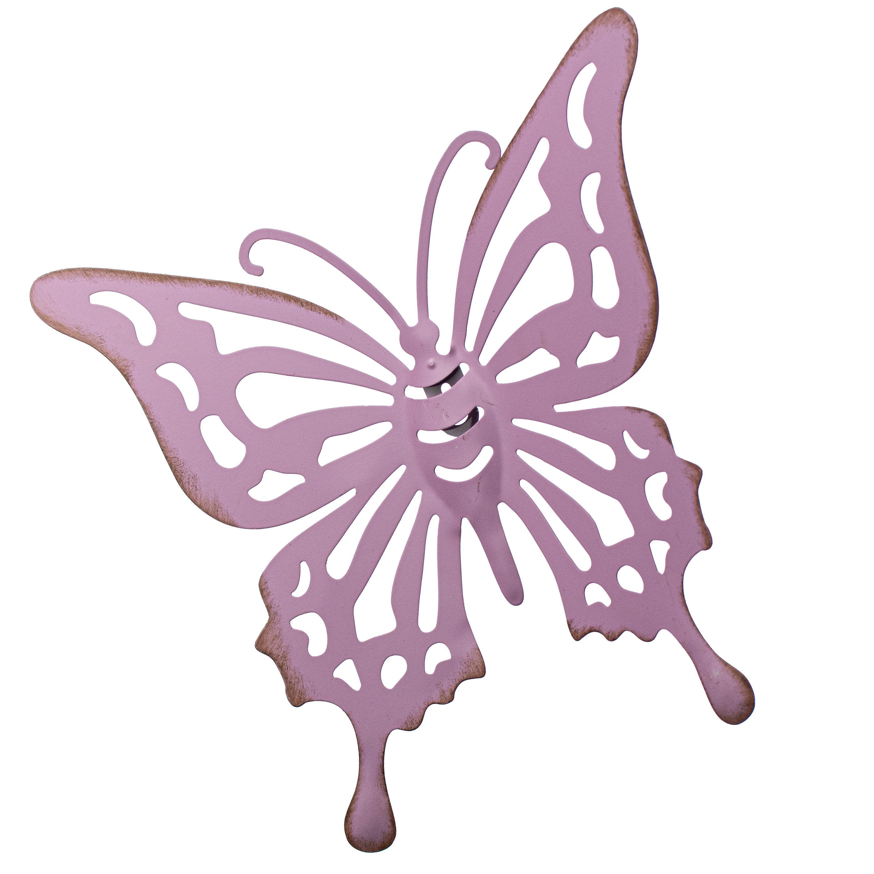 10" Metal Cutout Hanger: Lavender Butterfly Item Number: AP037213