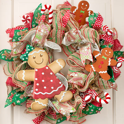 13" Metal Embossed Decoration: Gingerbread Girl Lifestyle Photo