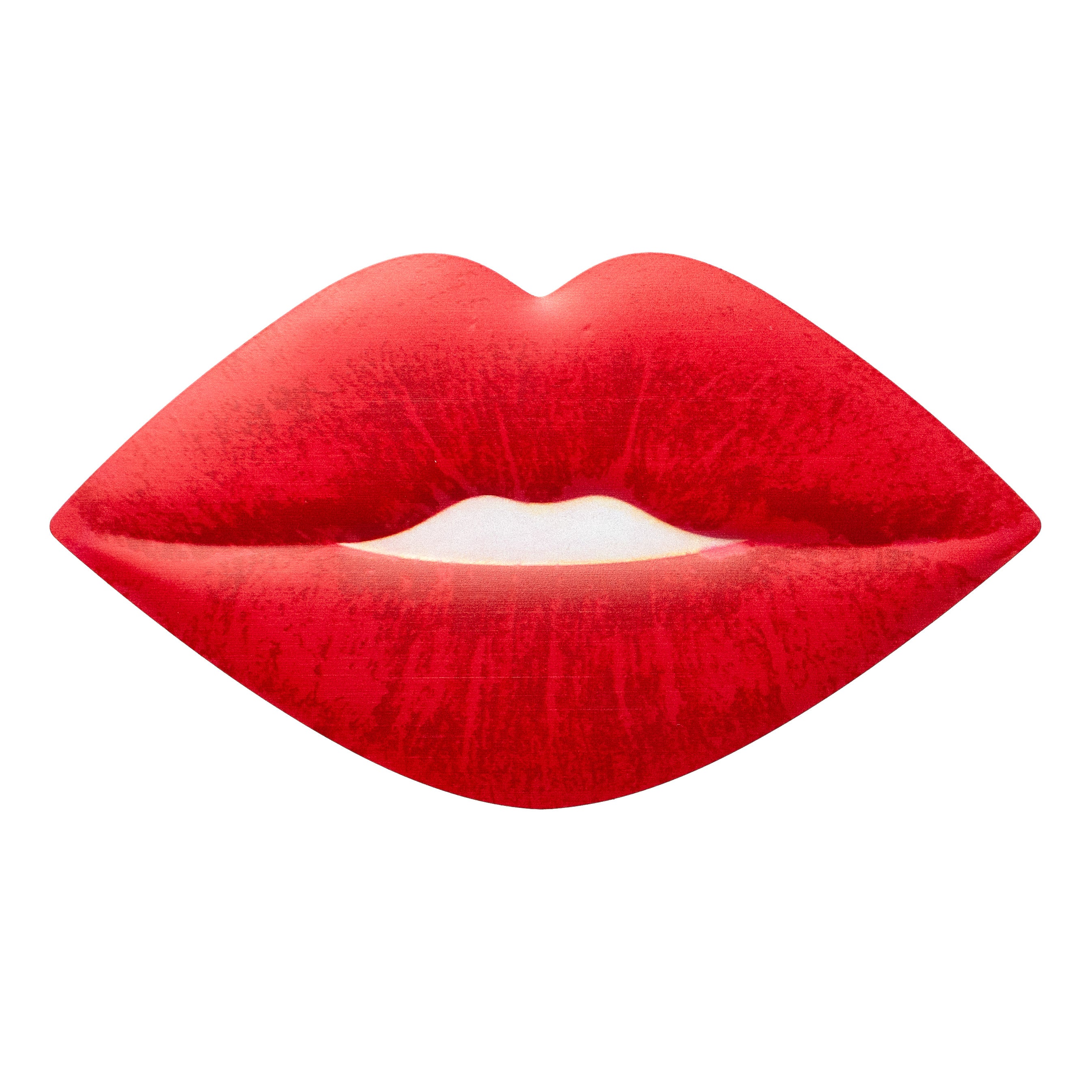 12" Metal Embossed Hanger: Red Lips Item Number: MD061624