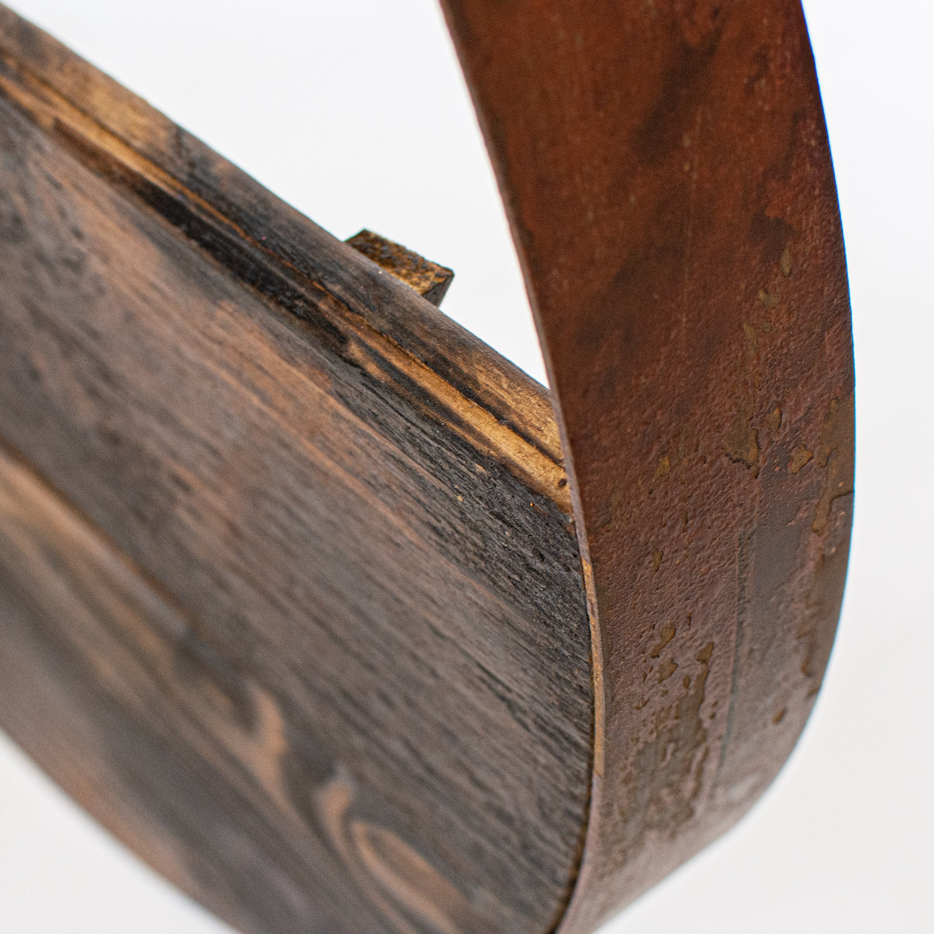 24" Metal Hoop Wall Pocket Sign detail photo 3
