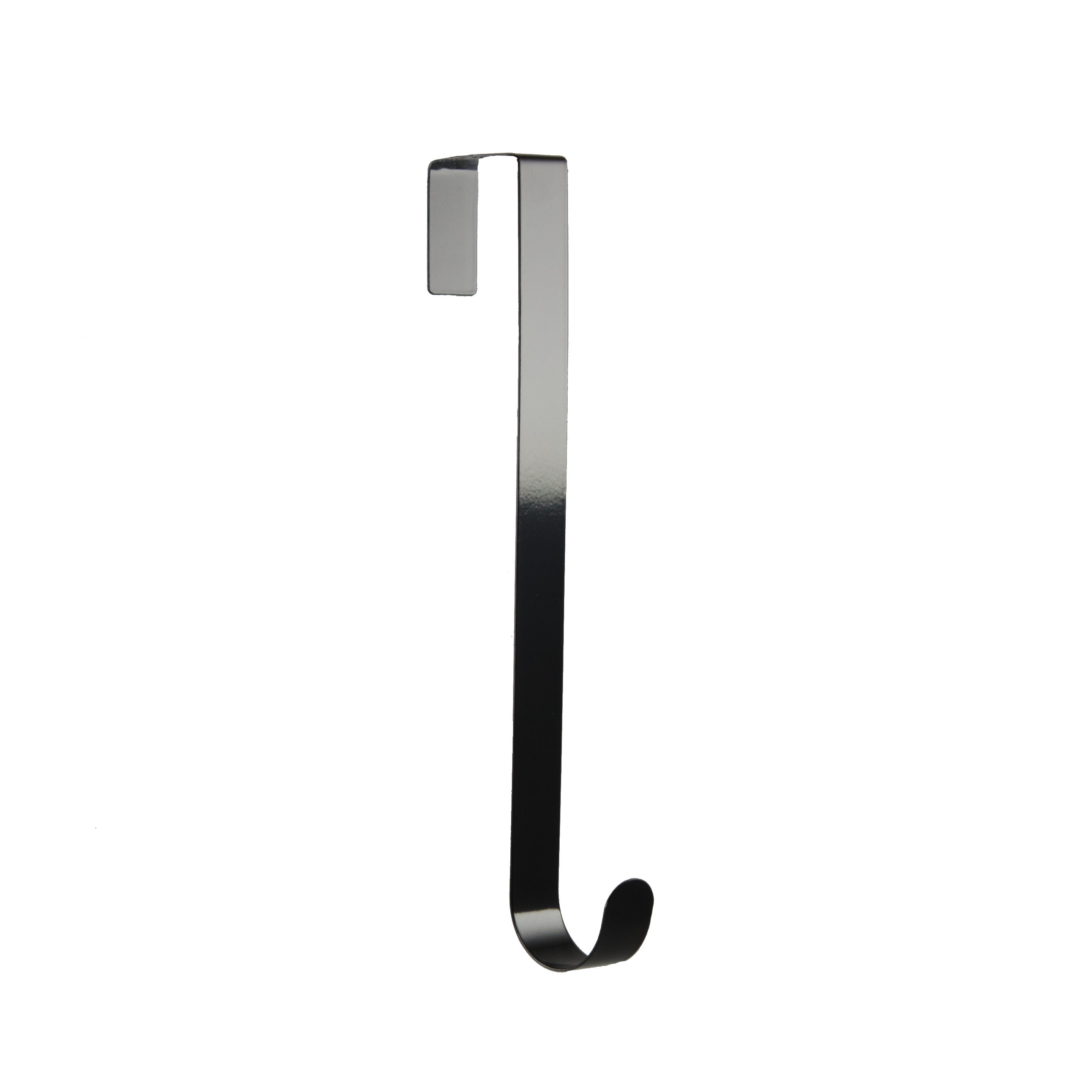 12" Metal Over The Door Wreath Hanger: Black Item Number: MZ211102