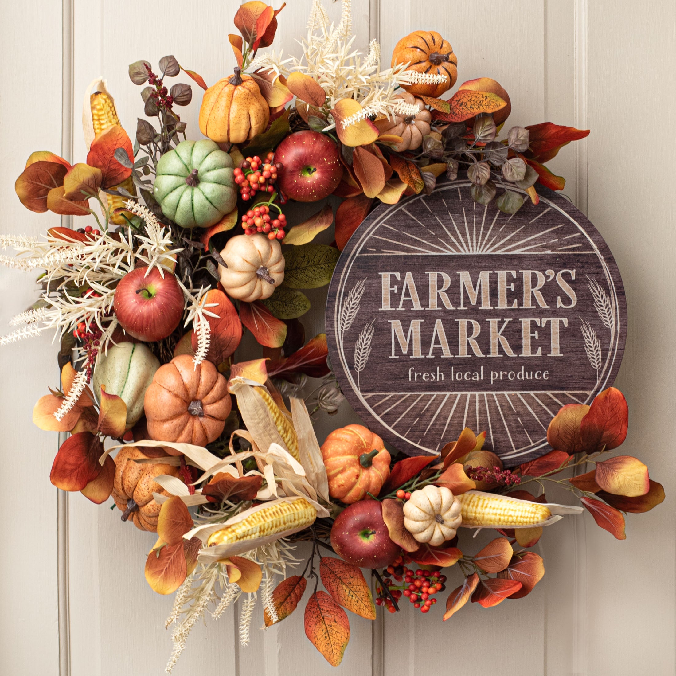 12" Metal Sign: Farmer's Market Lifestyle Photo