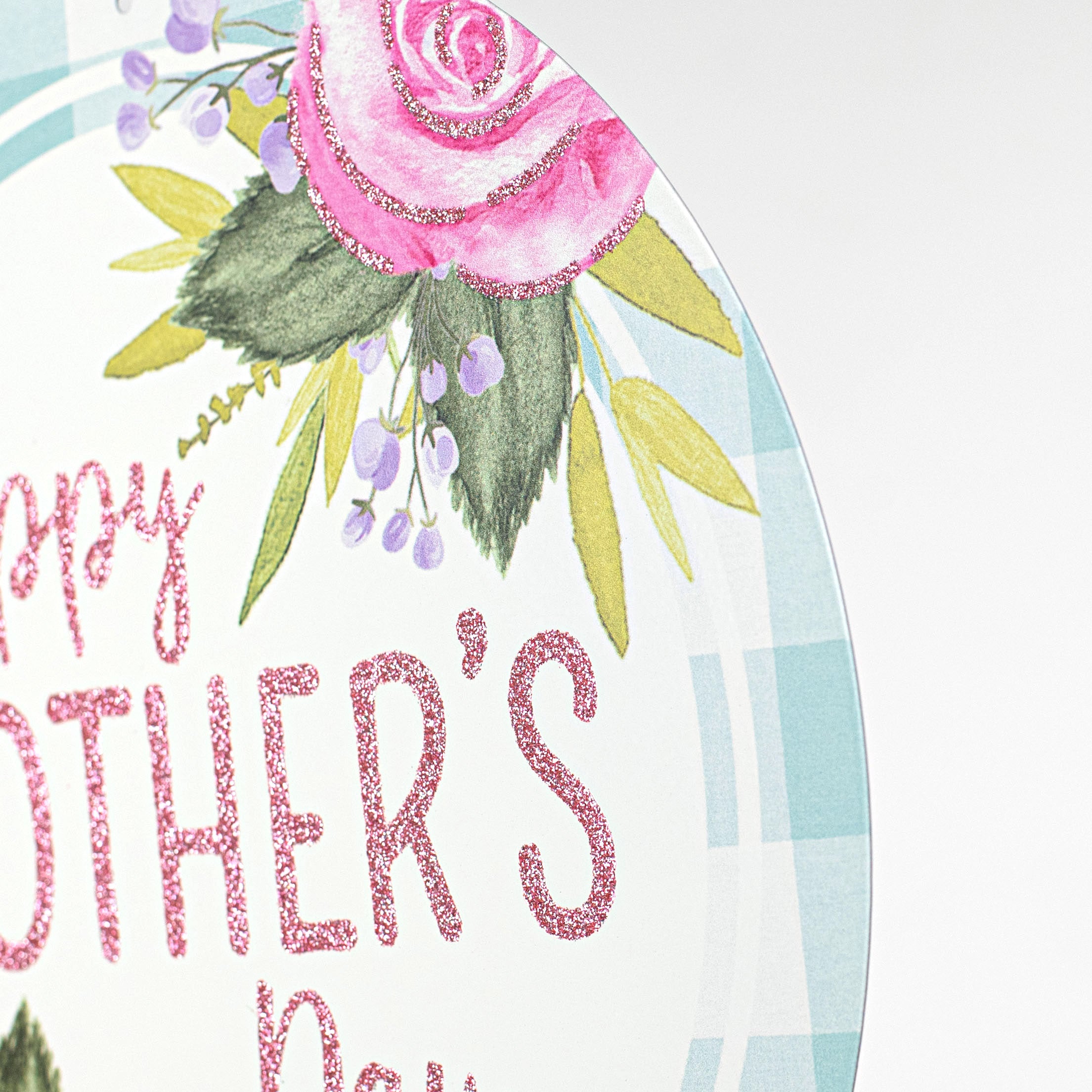 12" Metal Sign: Happy Mother's Day detail photo 3