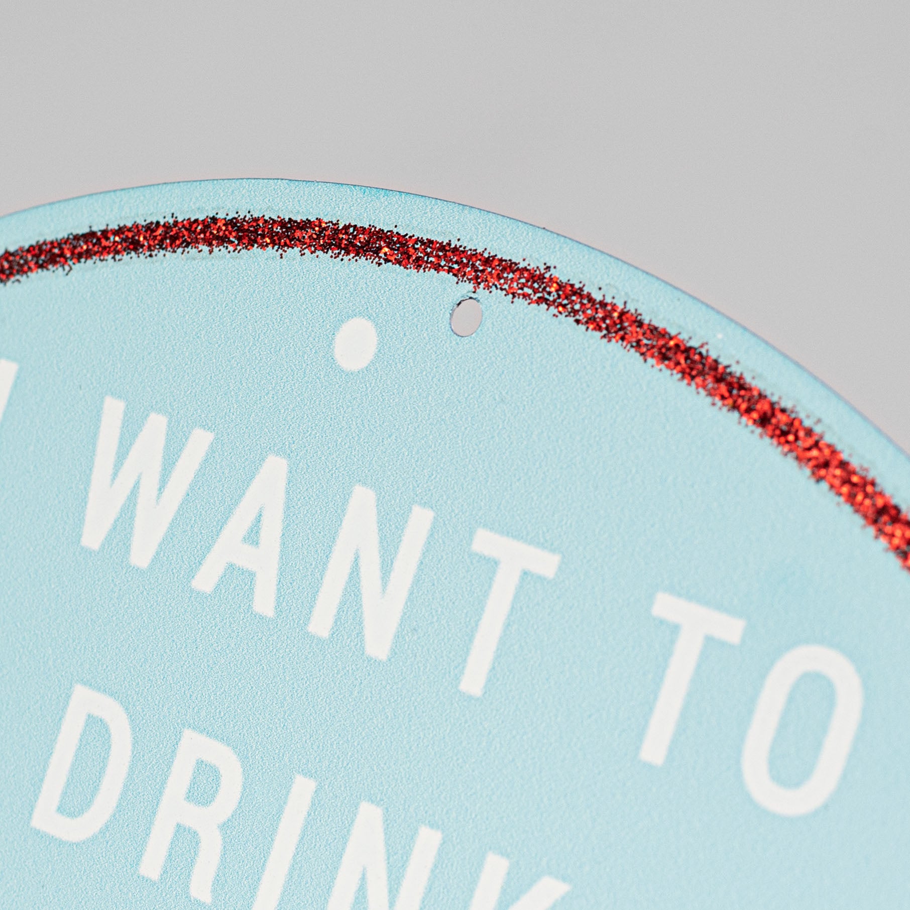 12" Metal Sign: Hot Cocoa & Christmas Movies detail photo 3