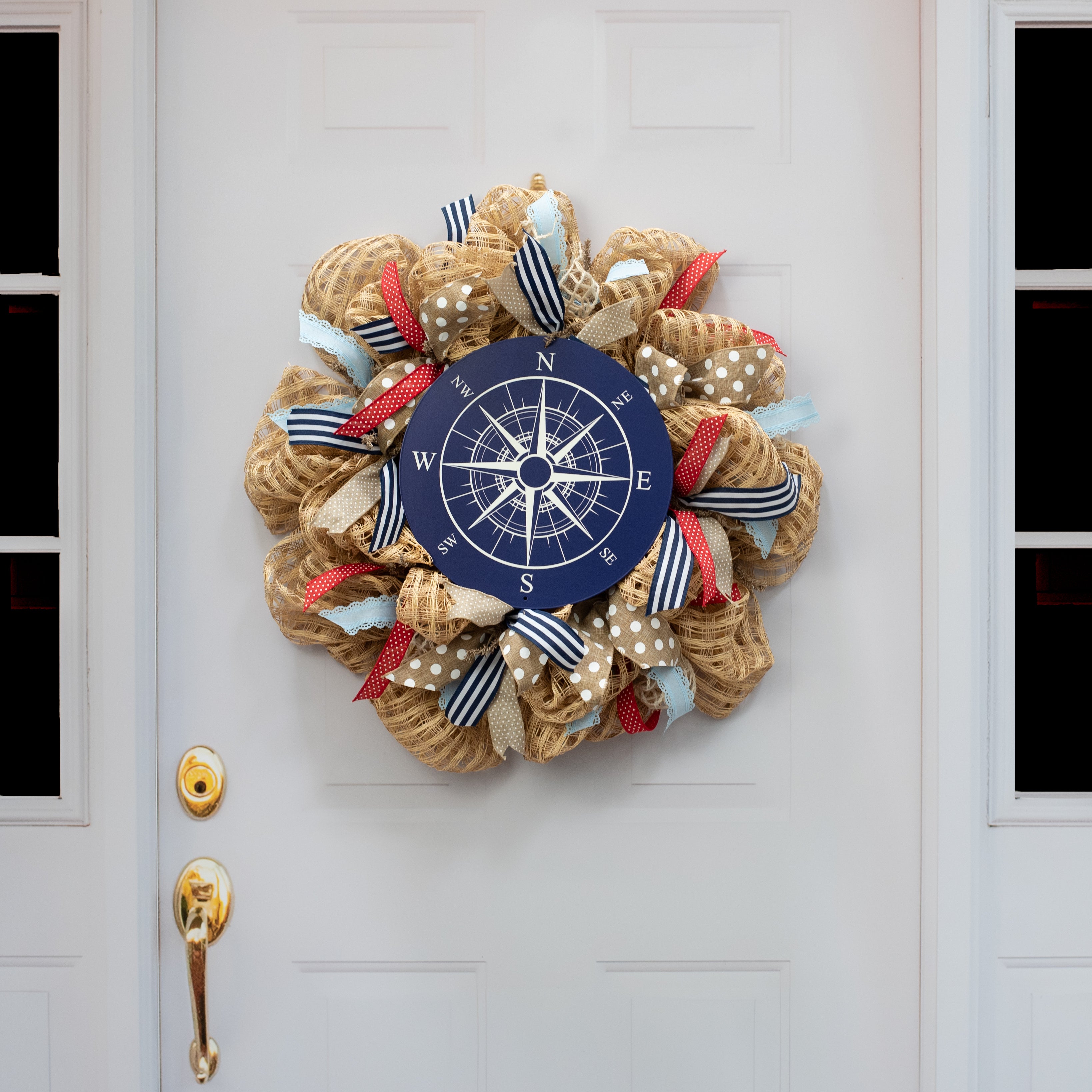 12" Metal Sign: Nautical Compass detail photo 4