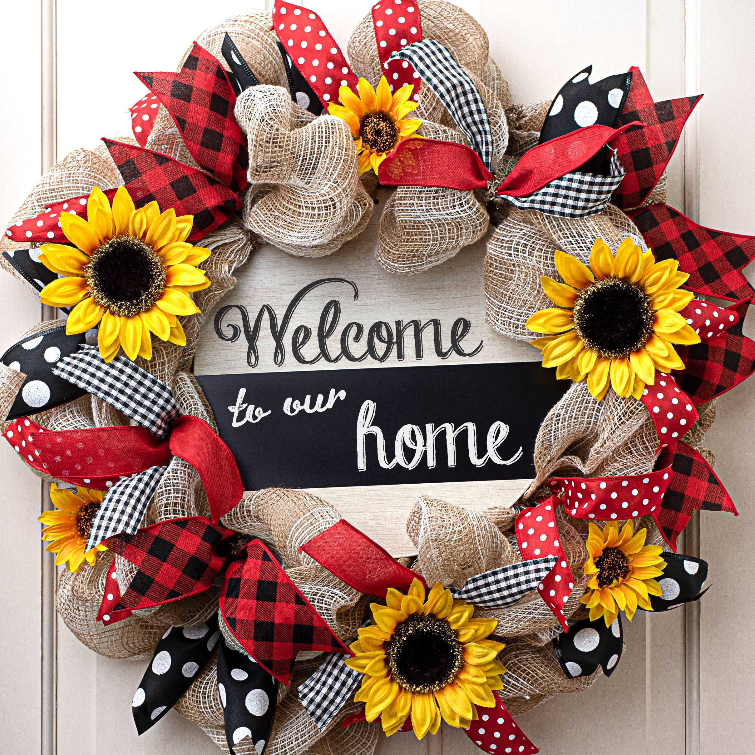 12" Metal Sign: Tan With Black Stripe & Blank Sign to Personalize Lifestyle Photo