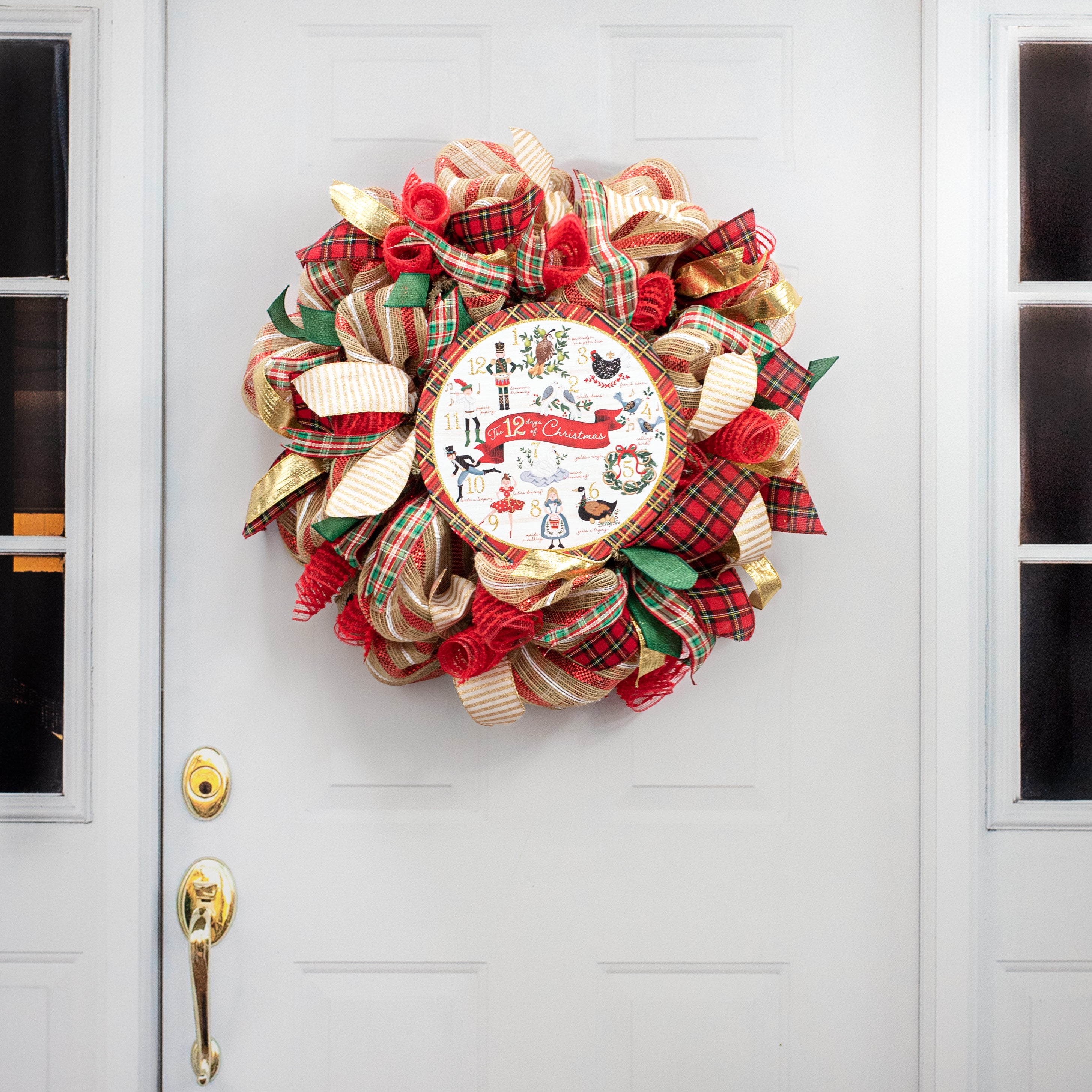 12" Metal Sign: Twelve Days of Christmas detail photo 4