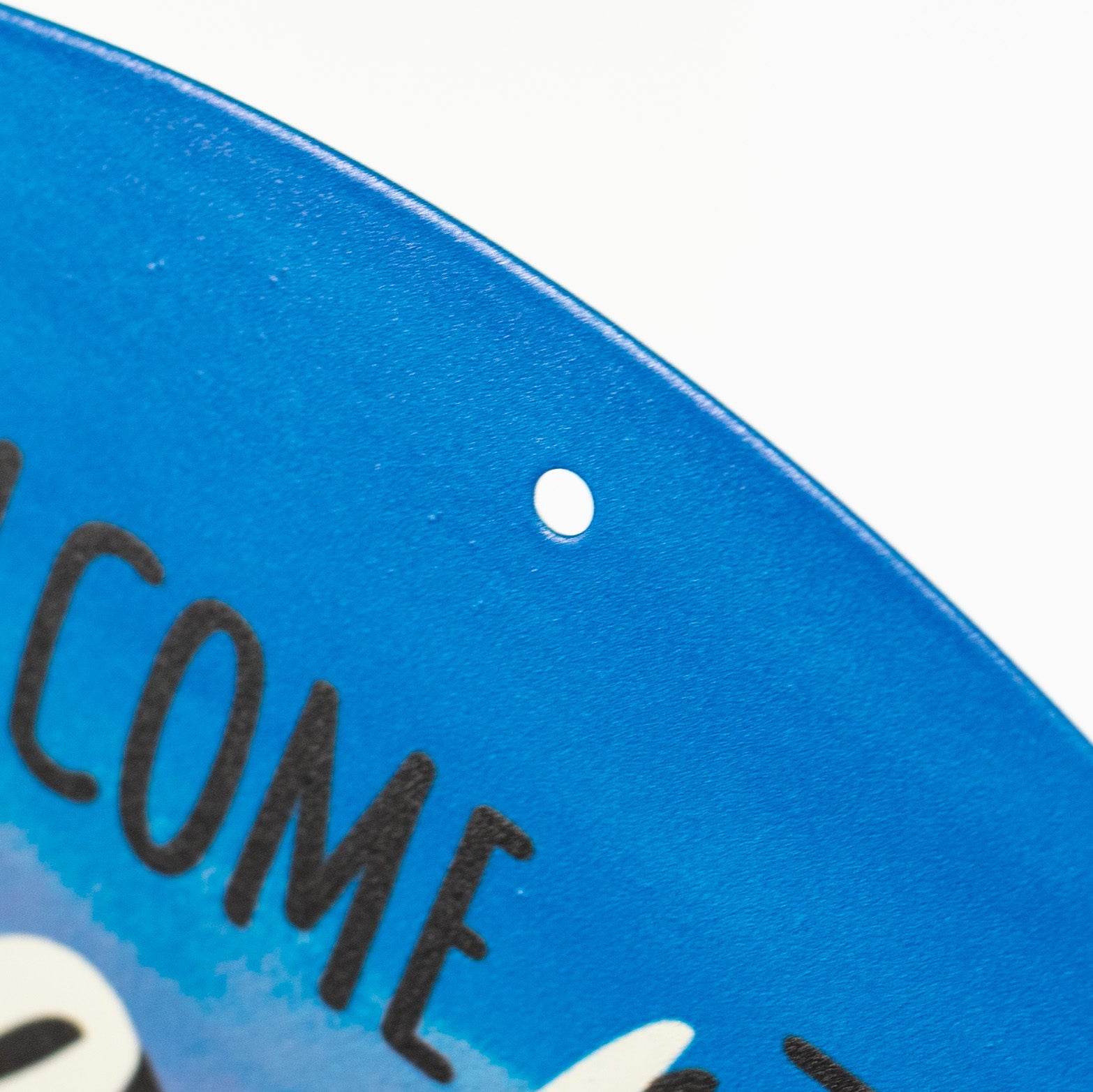 12" Metal Sign: Welcome To Paradise Parrot detail photo 3