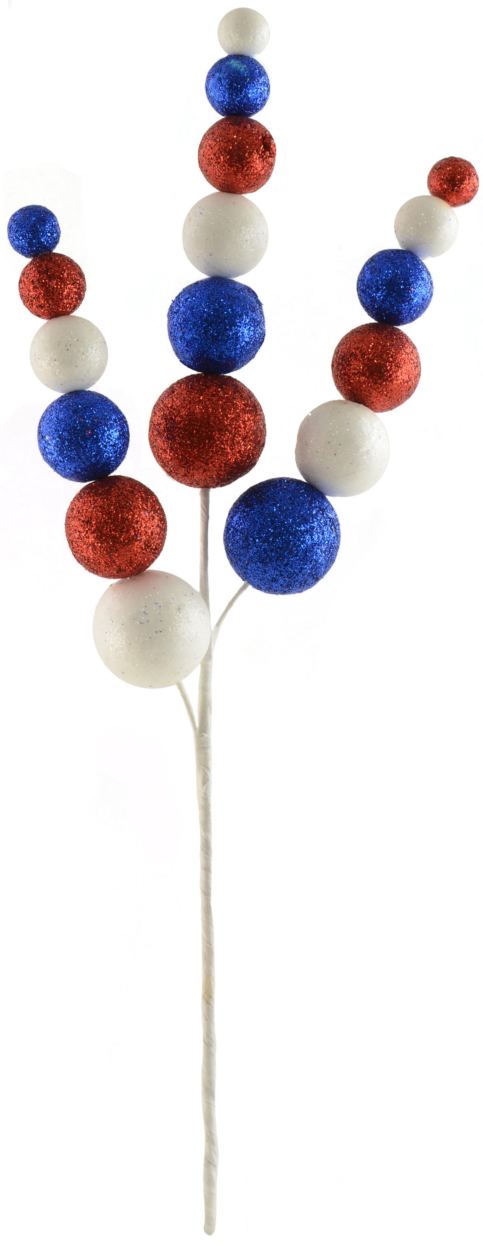24" Metallic Ball Spray: Red, White & Blue Item Number: XS5738P9