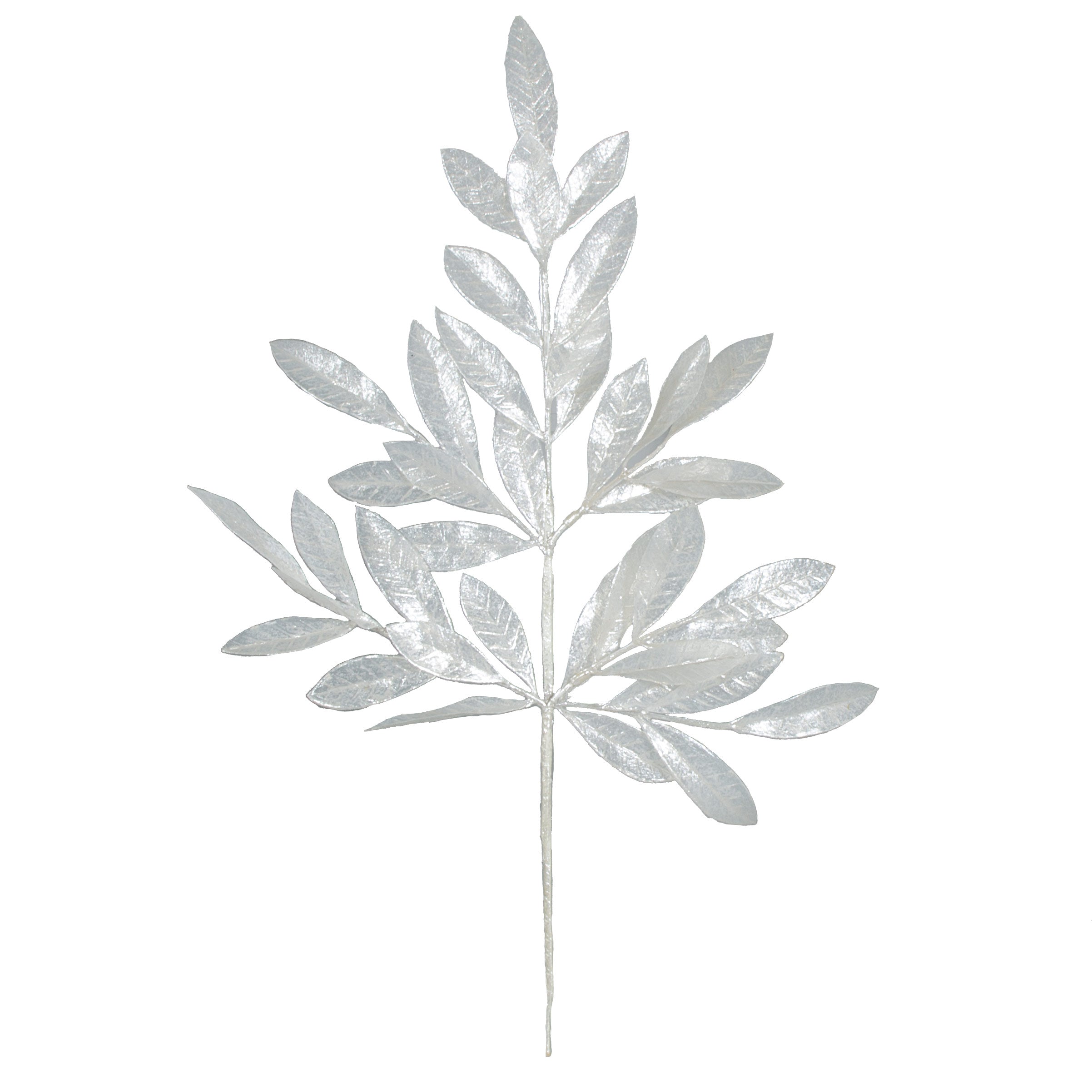 23" Metallic Bay Leaf Spray: Iridescent Item Number: XS7416