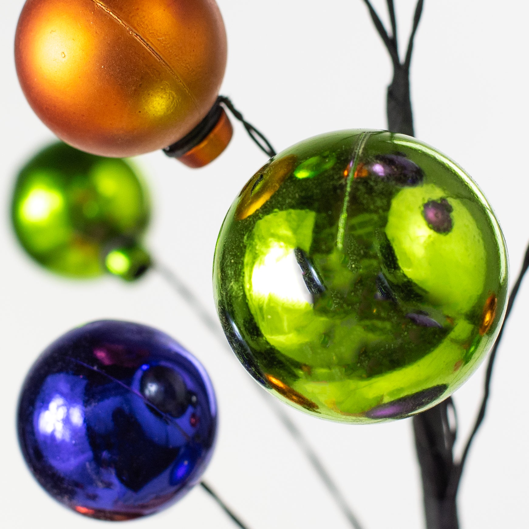 16" Metallic Ornament Ball Pick: Bright Halloween Lifestyle Photo