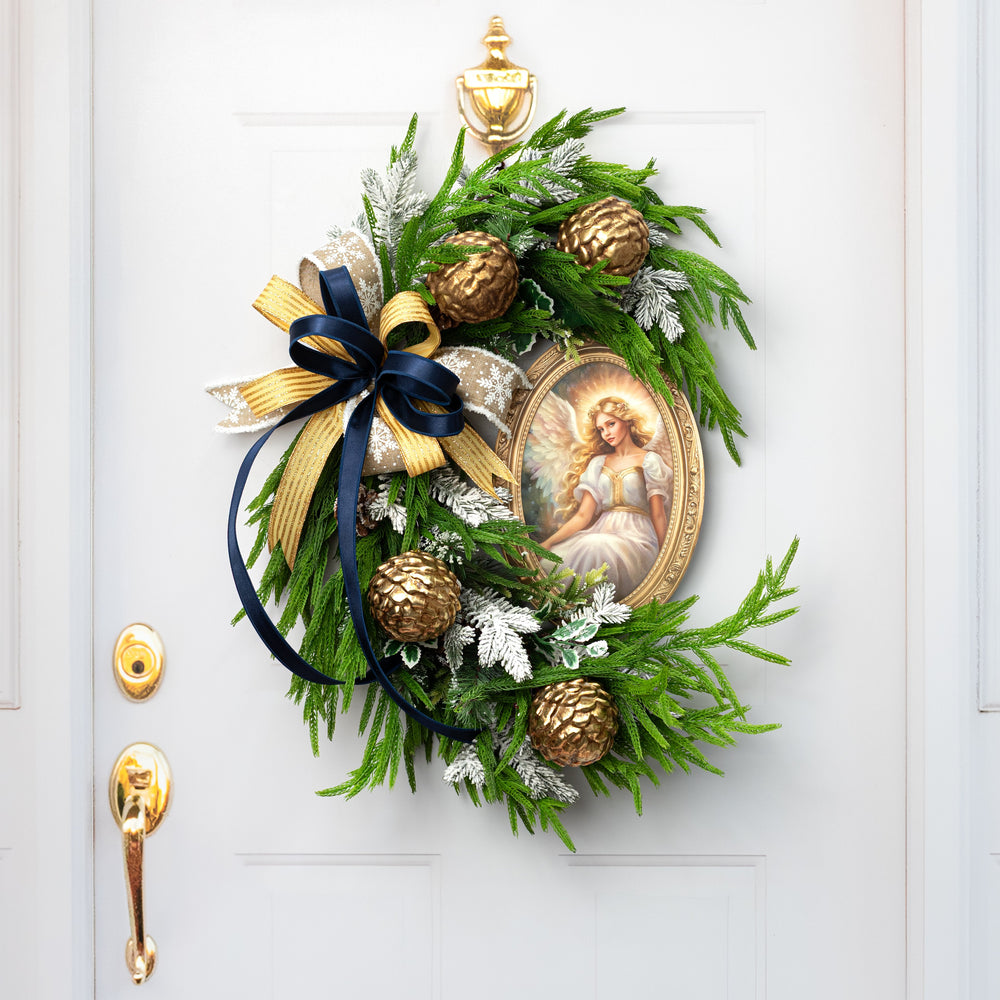4" Metallic Pinecone Ball Ornament: Antique Gold Lifestyle Photo