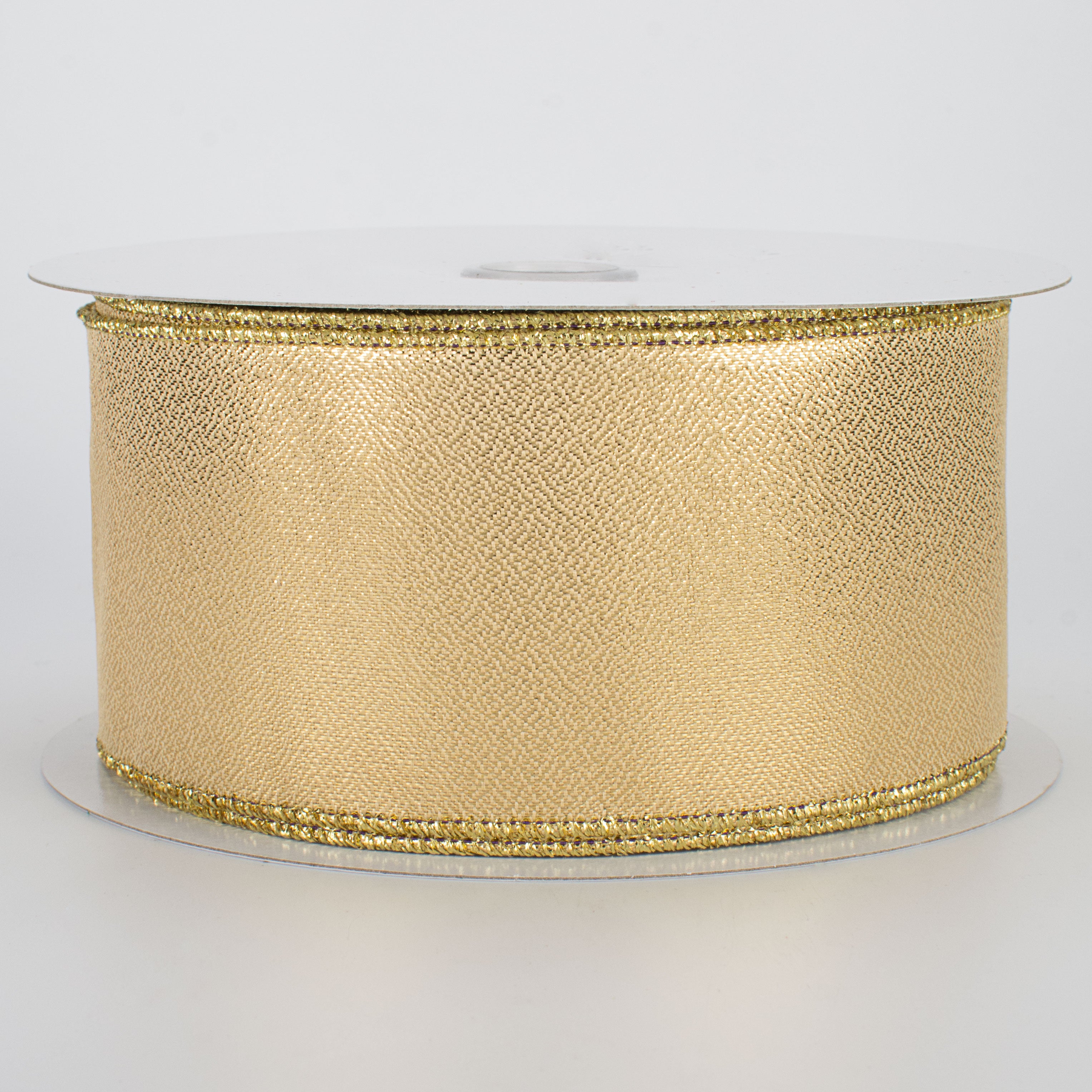 2.5" Metallic Ribbon: Gold (100 Feet)