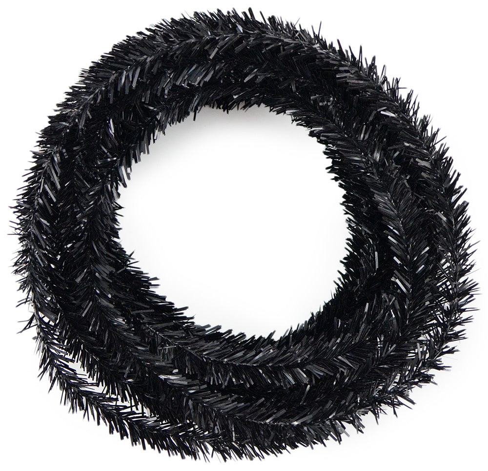 Metallic Tinsel Roping: Black (25 Feet) Item Number: XG447802