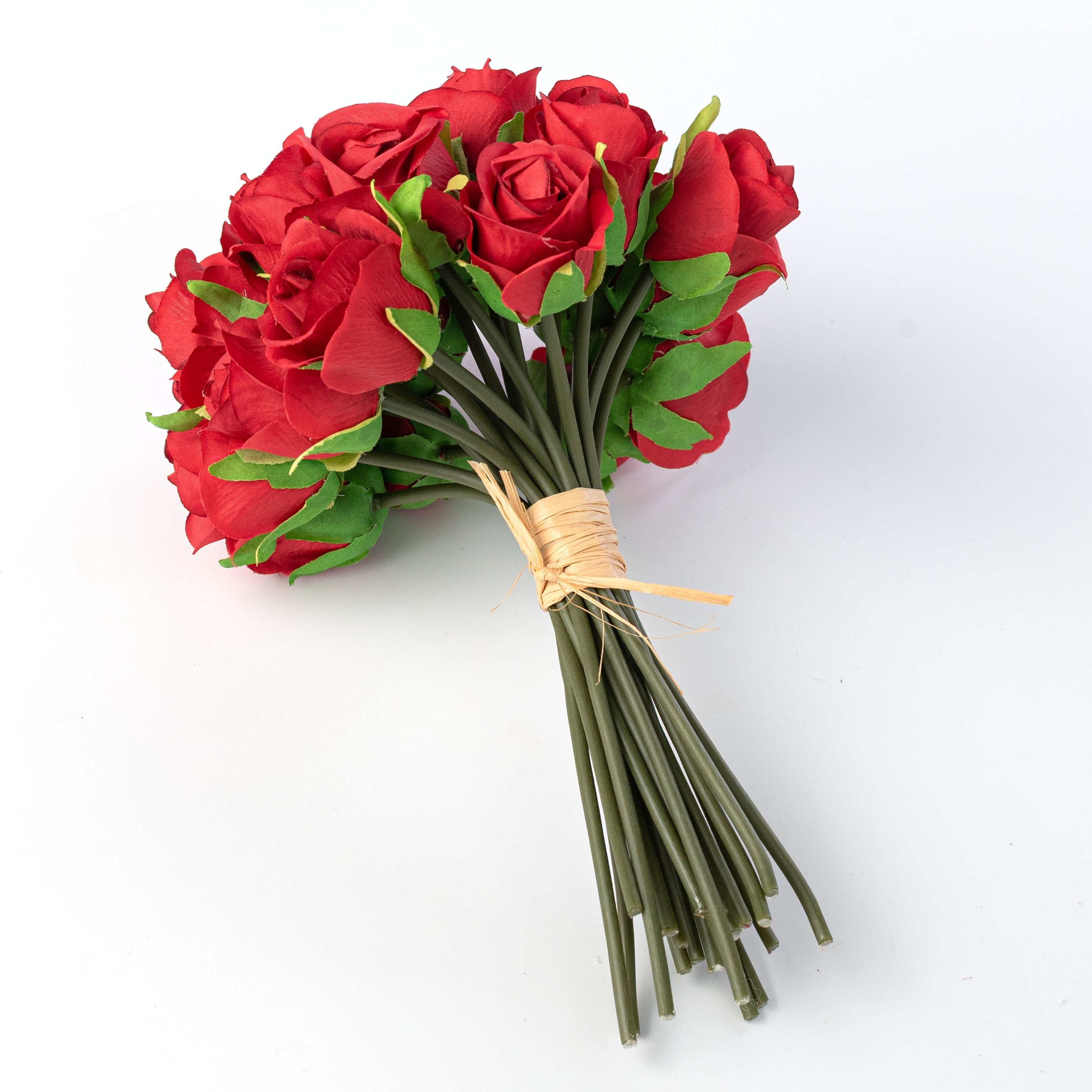 9" Mini Rose Bundle: Red (22 Stem) detail photo 4