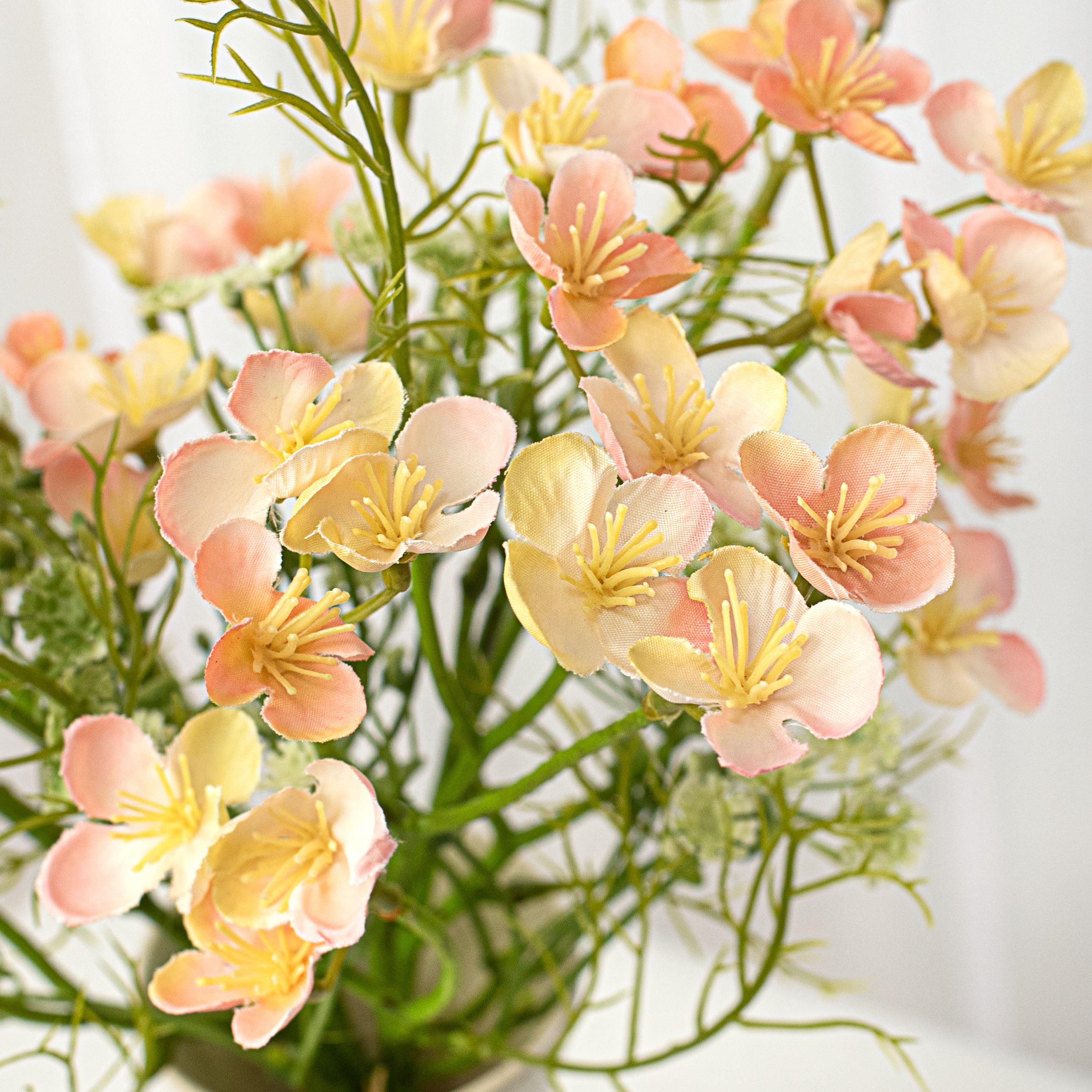 16" Mini Wildflower Bundle: Light Coral Lifestyle Photo