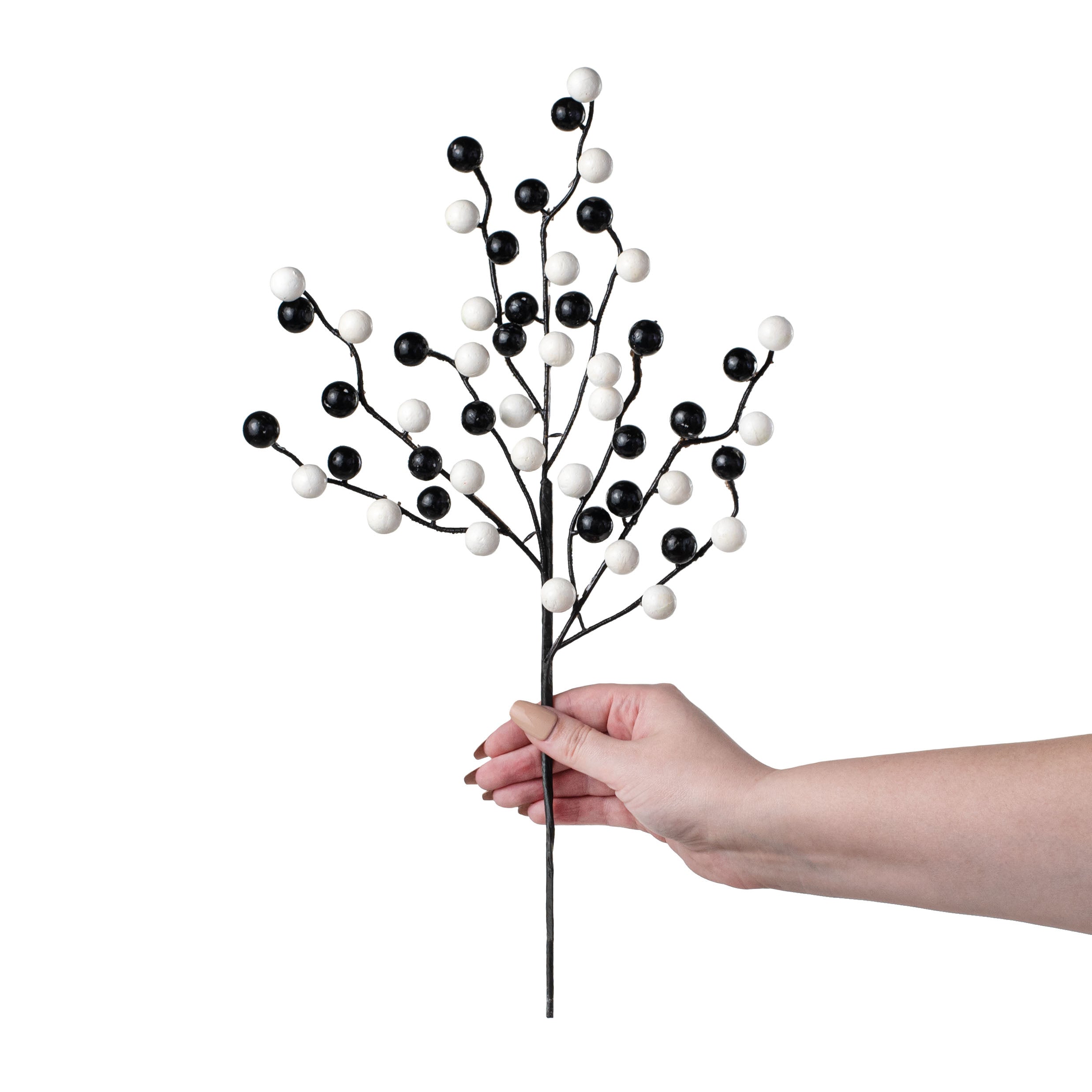 17" Mixed Ball Pick: Black & White detail photo 3