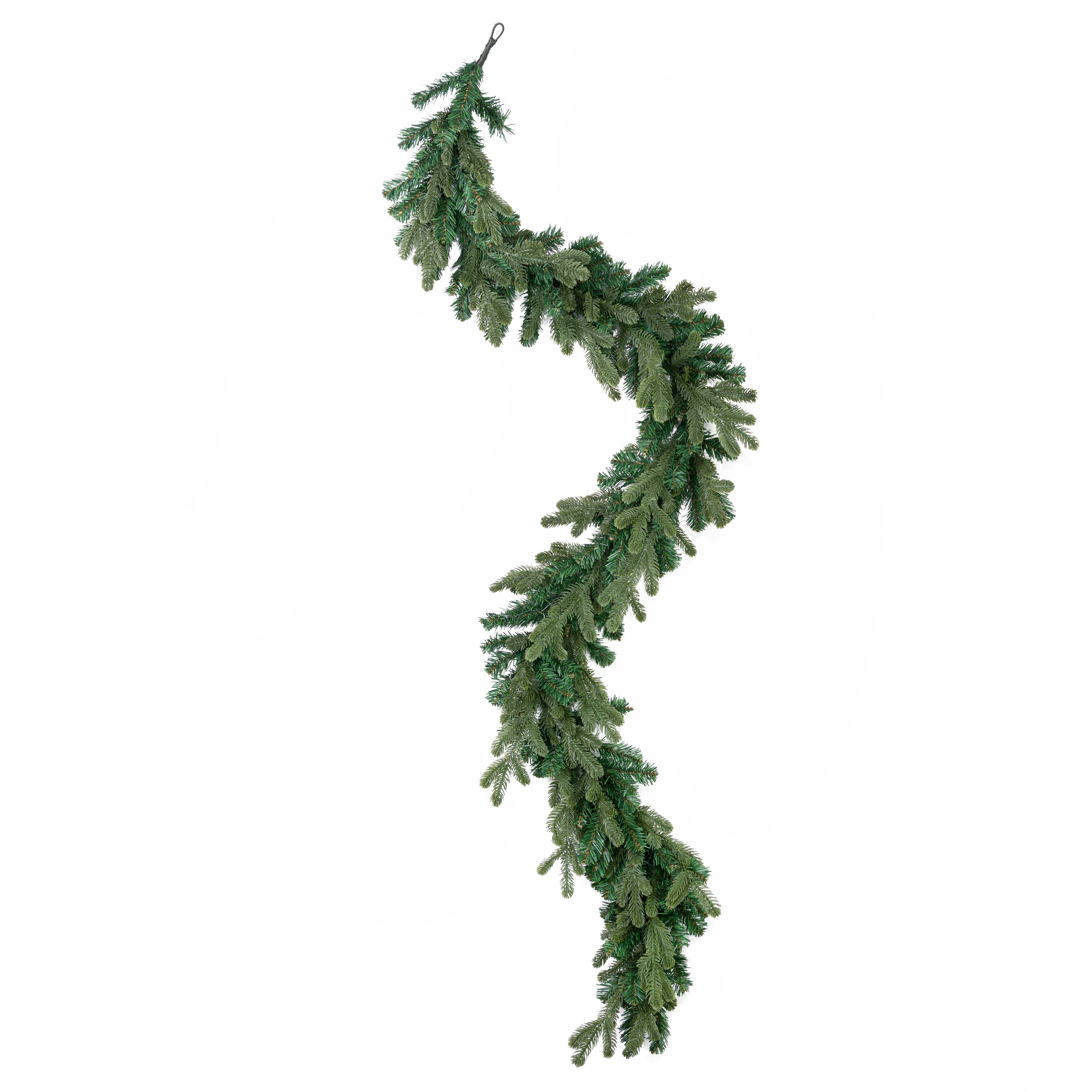 6' Mixed Soft Touch Pine & PVC Garland detail photo 3