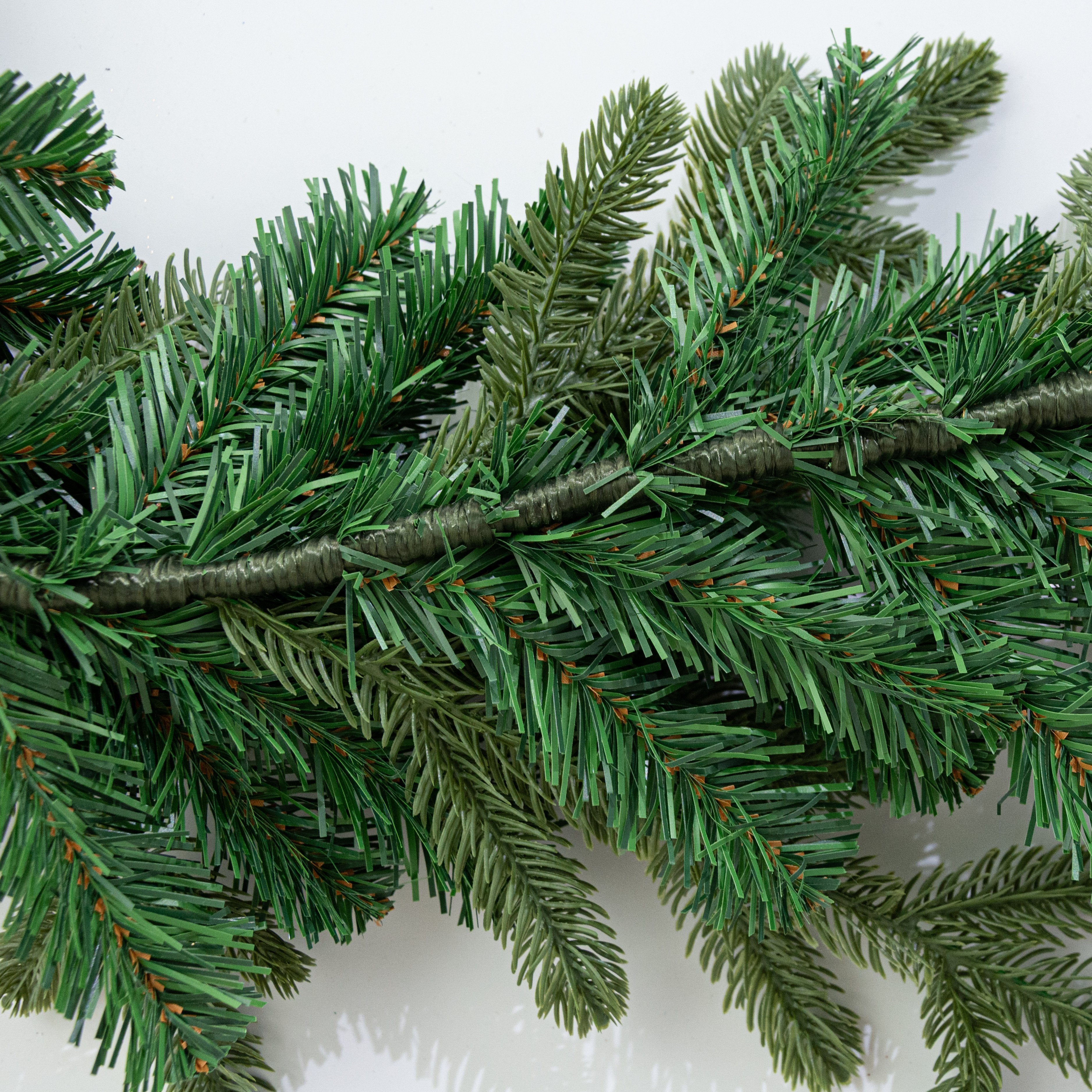 6' Mixed Soft Touch Pine & PVC Garland detail photo 6