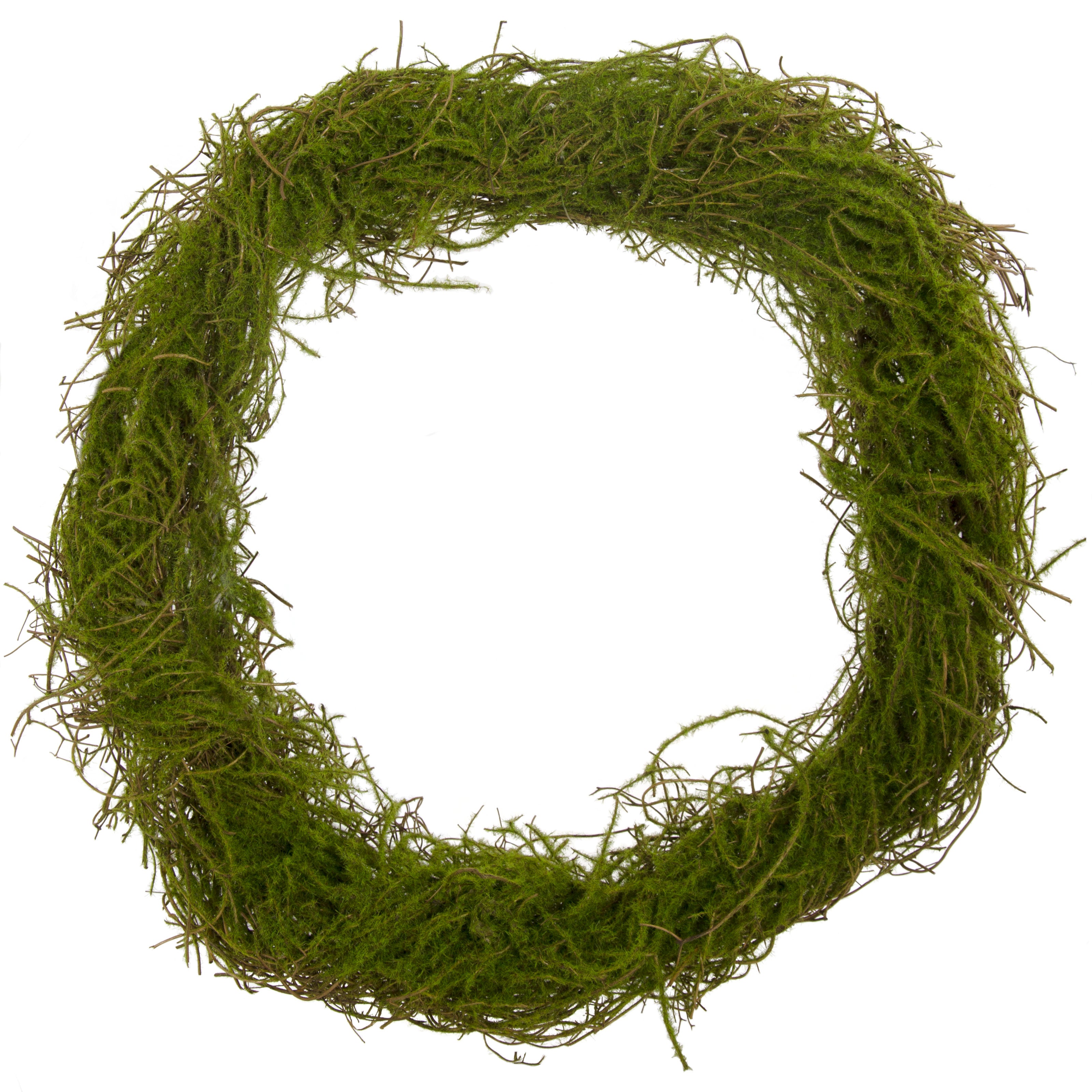 18" Mossy Angel Vine Twig Wreath: Green Item Number: 2155000GR