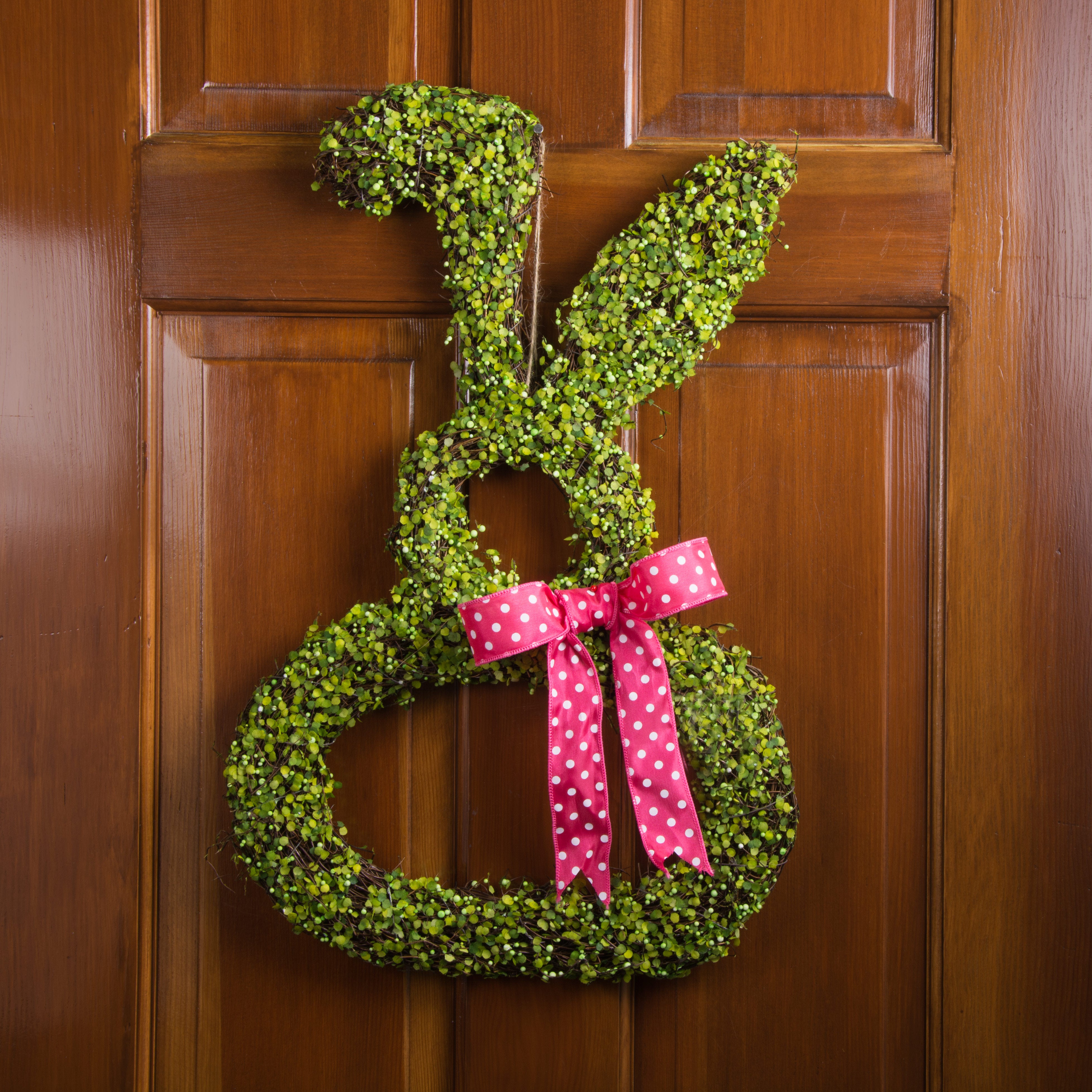 21" Mossy Vine Bunny Rabbit Silhouette Decoration Lifestyle Photo