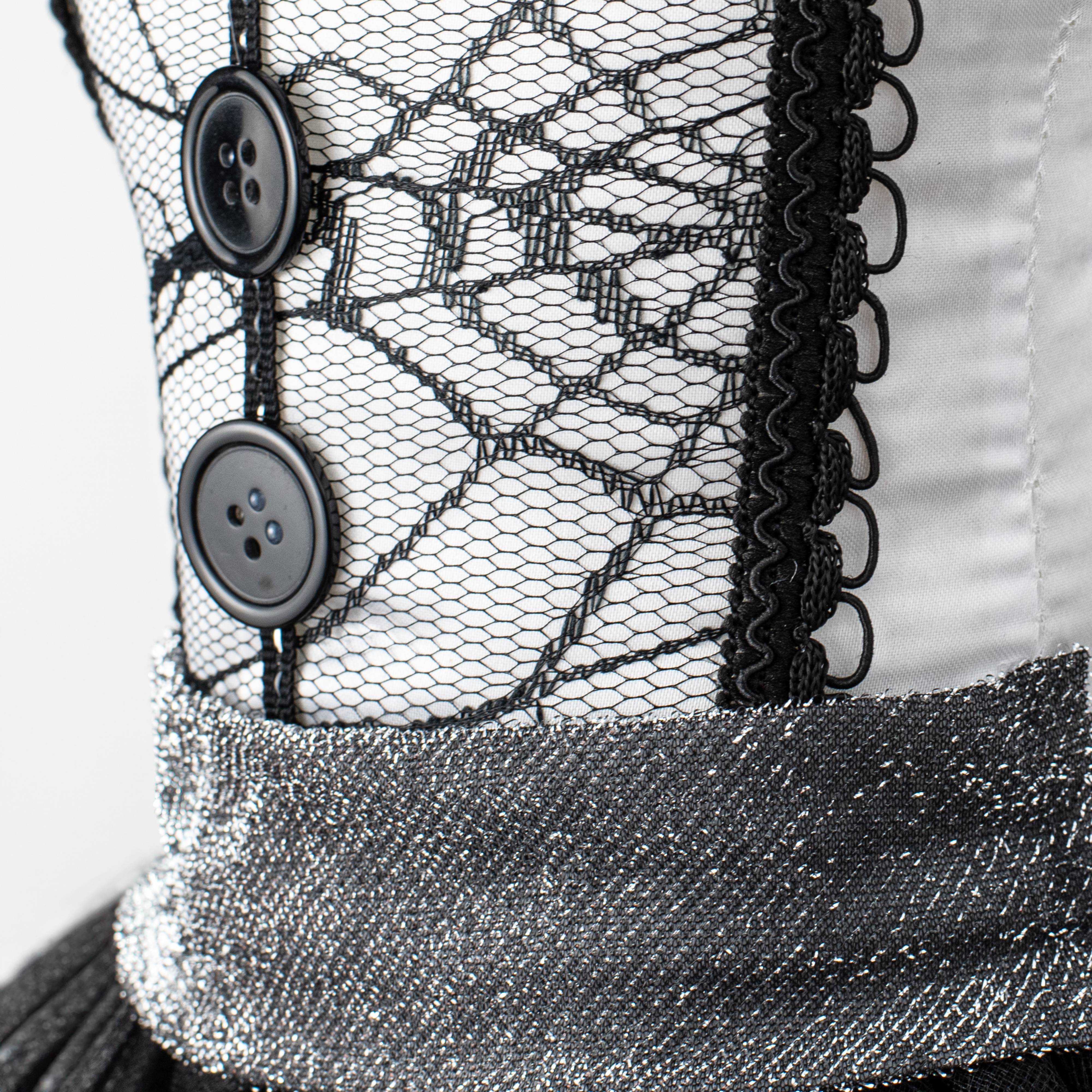 22" Mrs. Frankenstein Body: Black & White detail photo 3