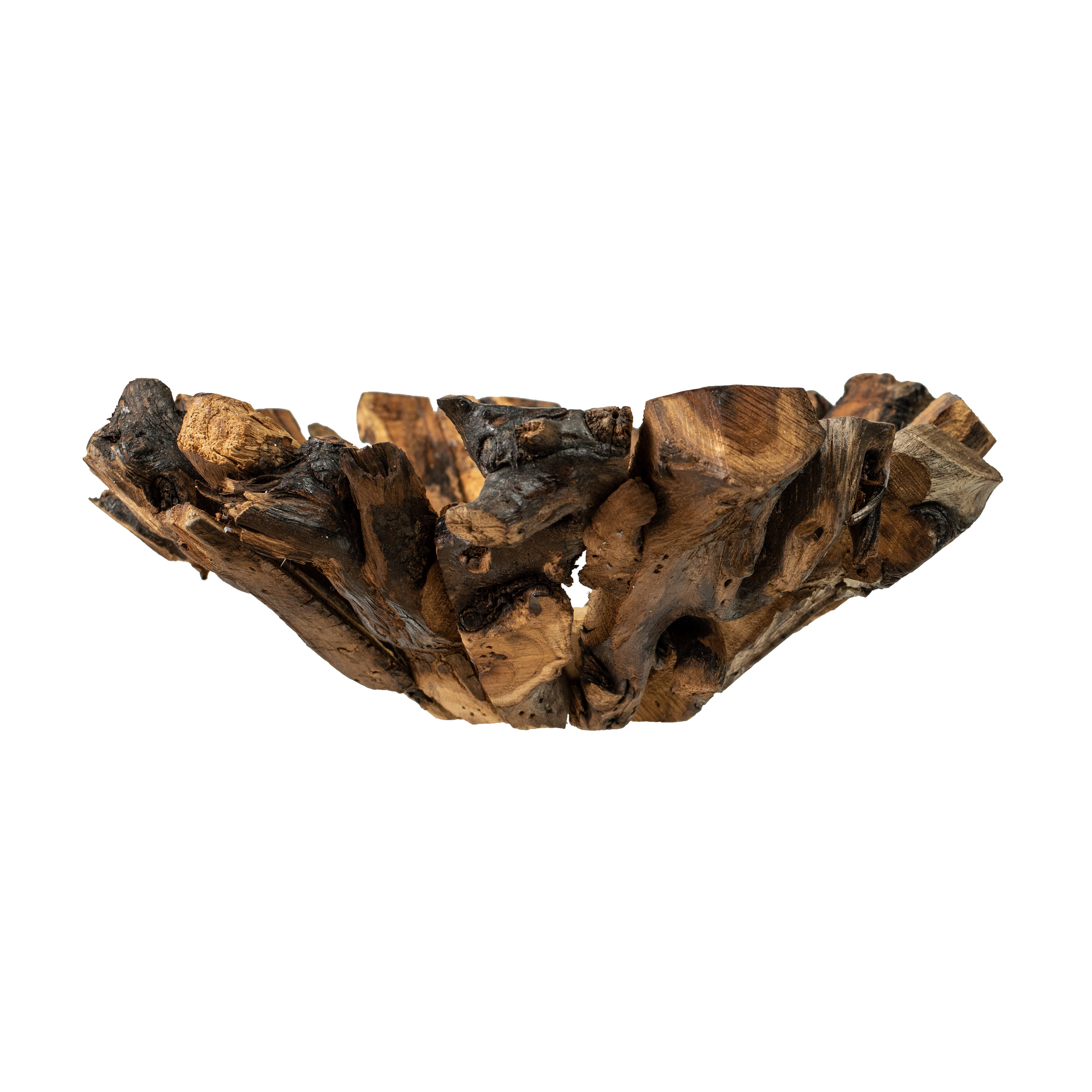 12.5" Mulberry Wood Slice Bowl detail photo 3