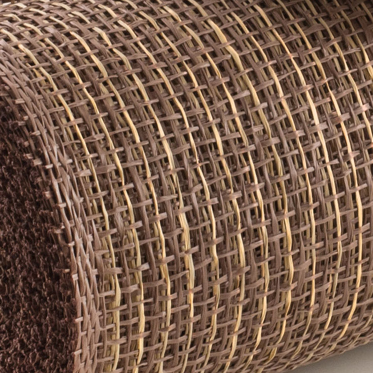 10" Multi Poly Burlap Check Mesh: Brown & Beige Lifestyle Photo