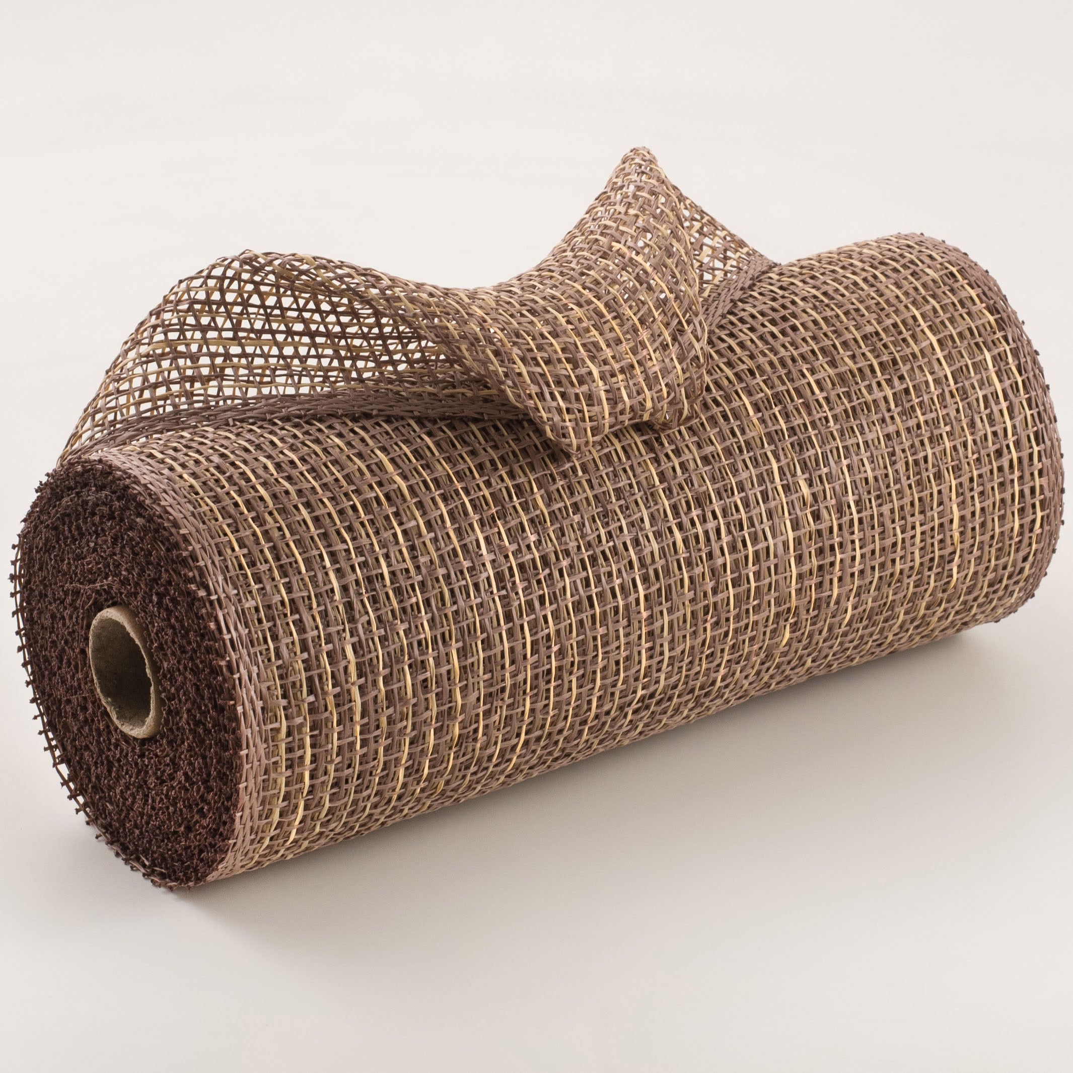 10" Multi Poly Burlap Check Mesh: Brown & Beige Item Number: RP815977