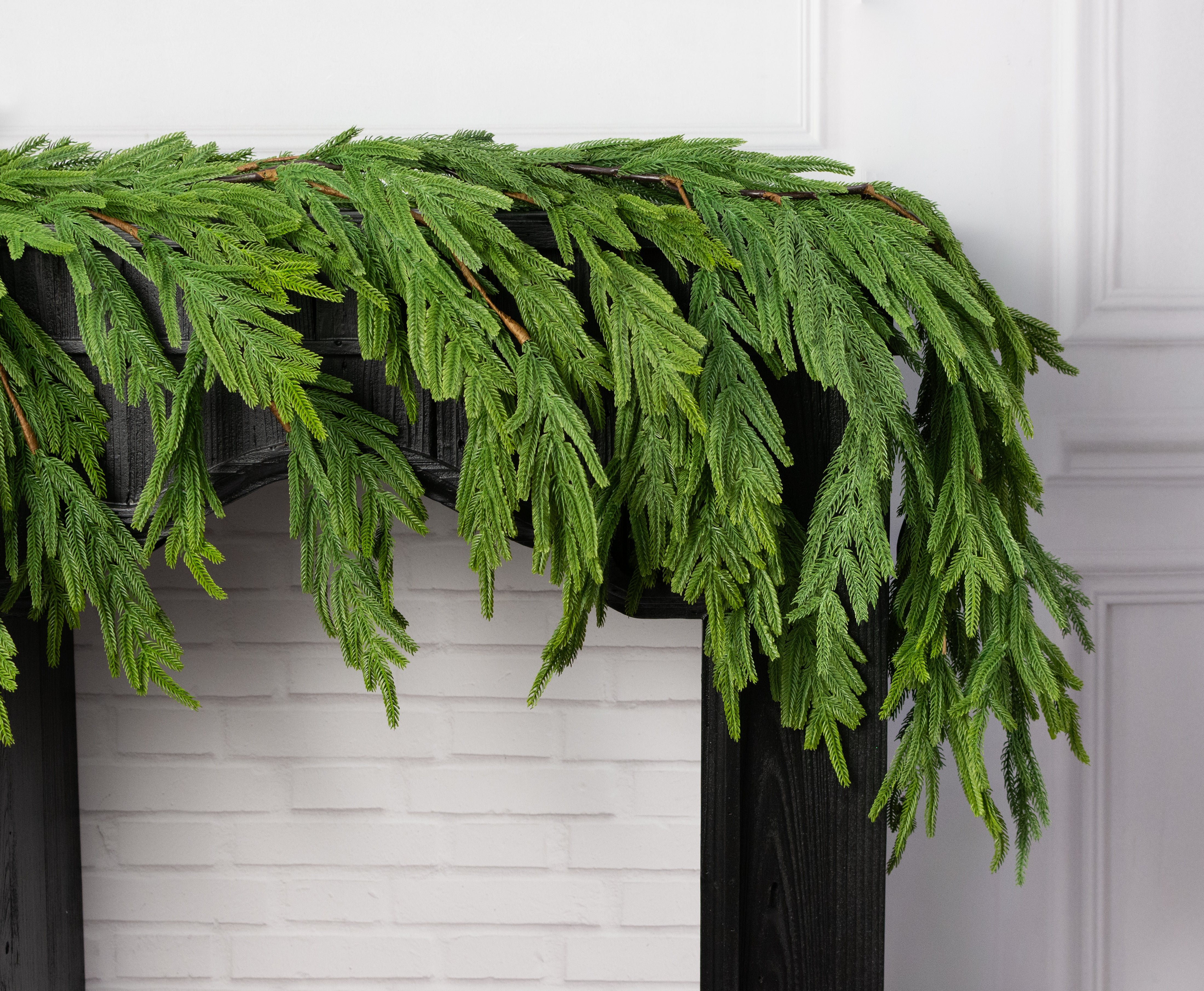 6' Norfolk Island Pine Hanging Garland Lifestyle Photo