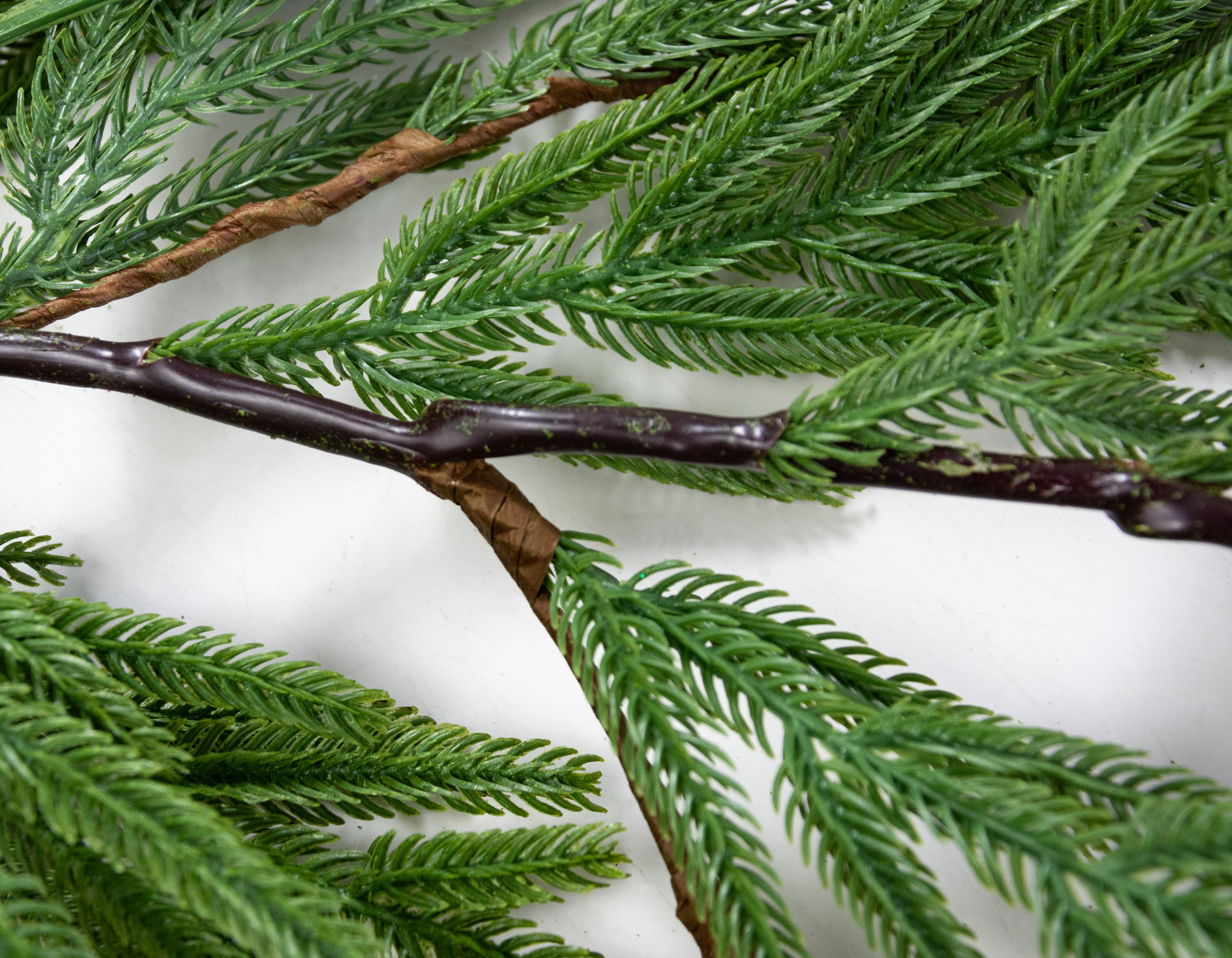 6' Norfolk Island Pine Hanging Garland detail photo 6