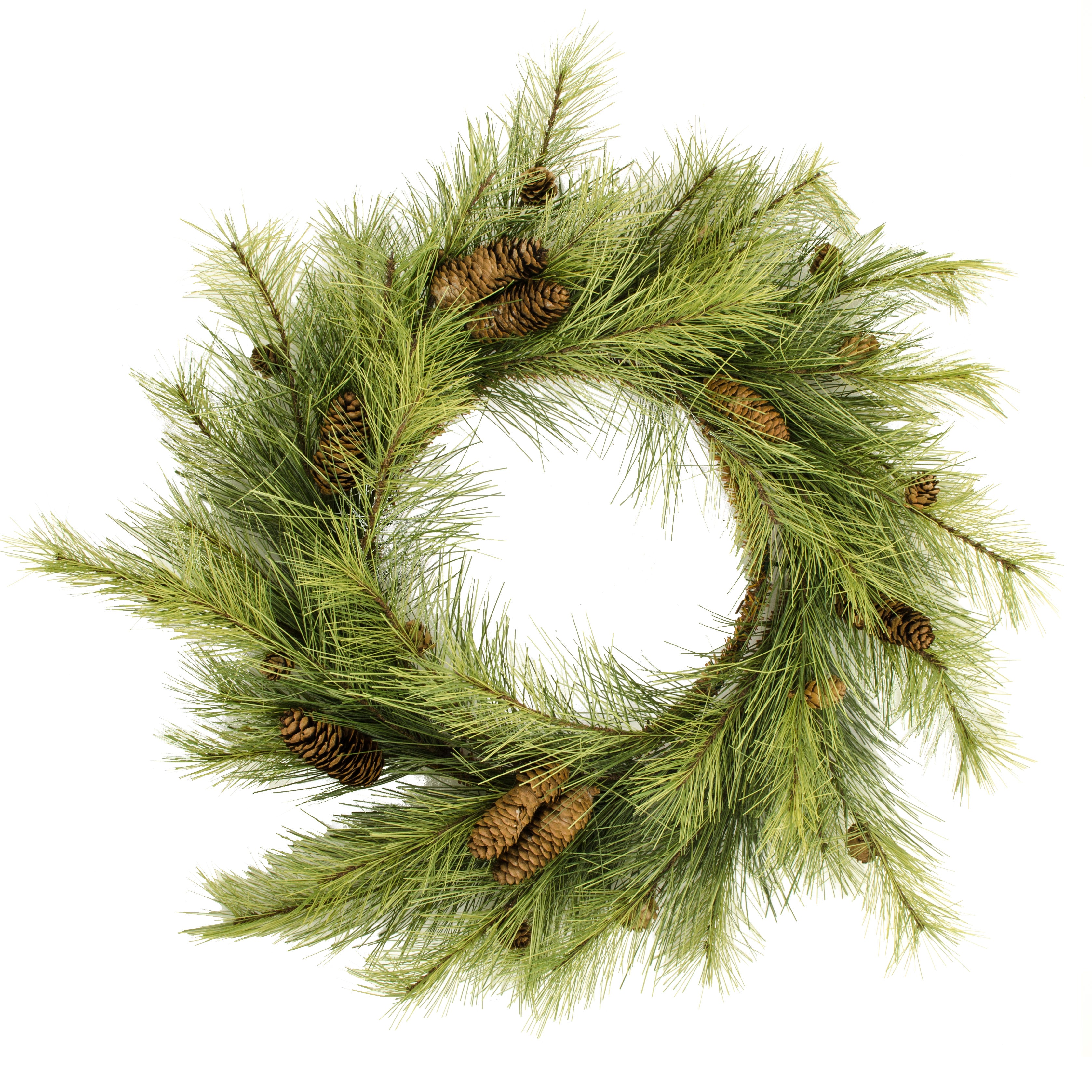 24" Northwoods Pine Wreath Item Number: XX1560