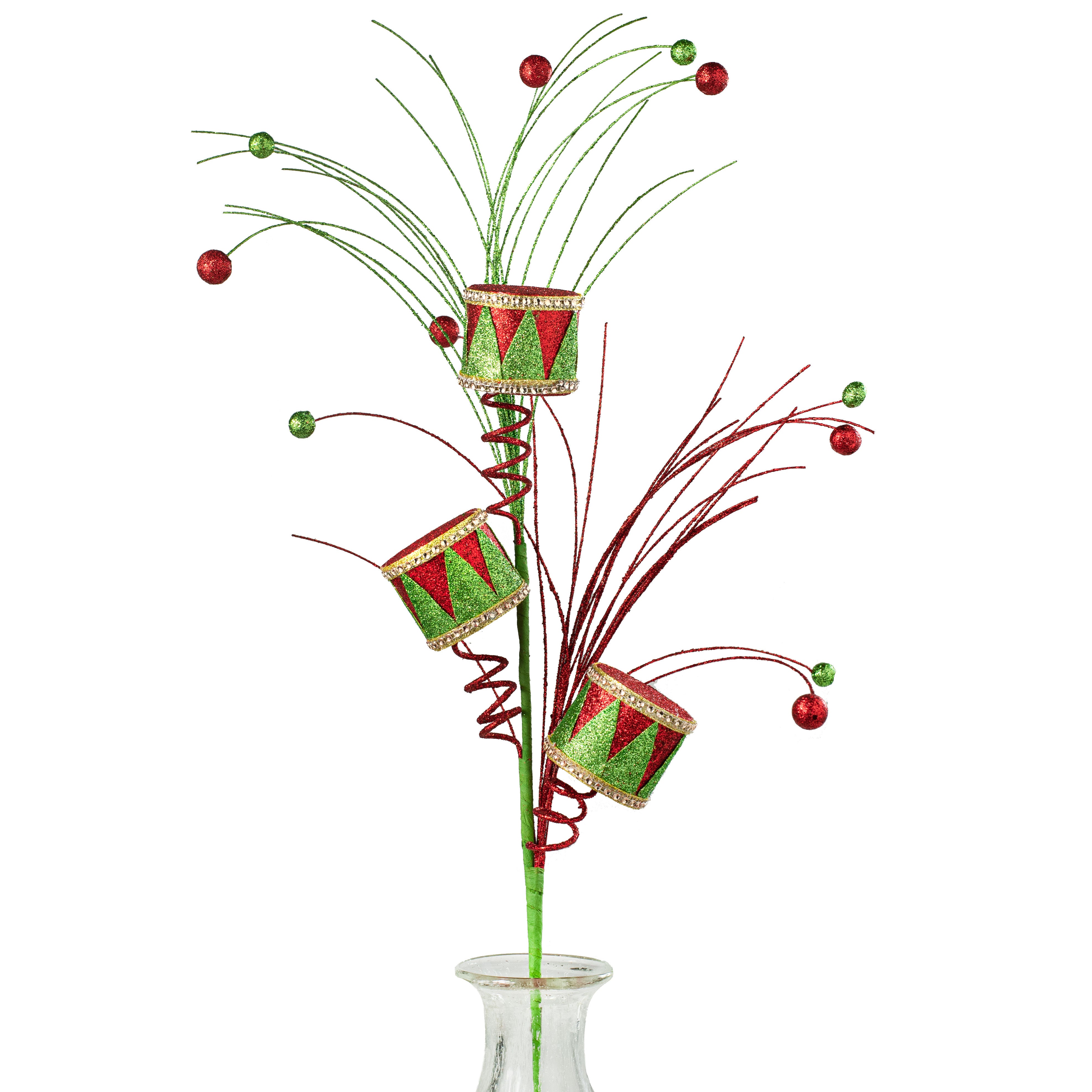 29" Nutcracker Drum Spray Item Number: 84209RDGNGD