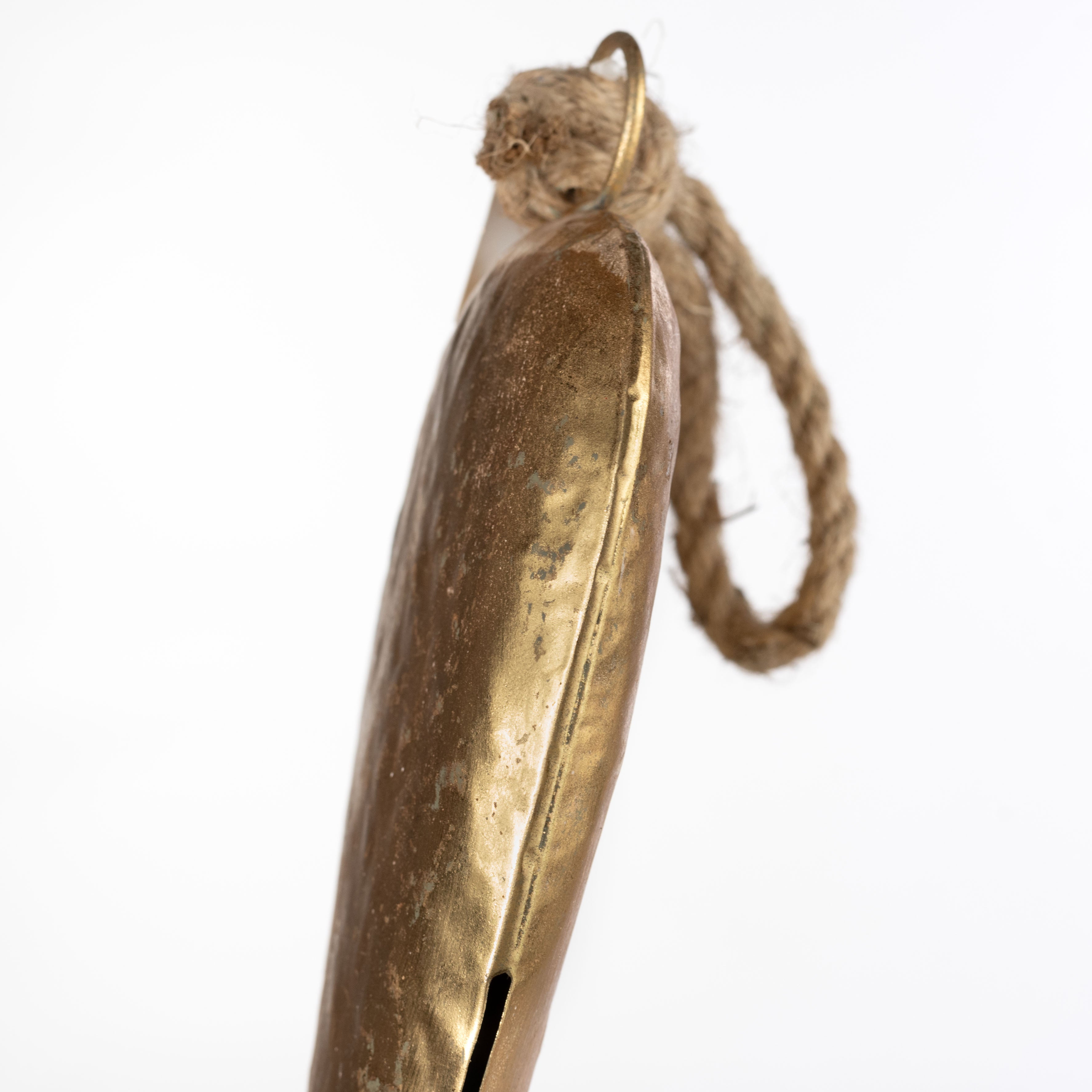 10" Nutshell Bell: Vintage Gold detail photo 3