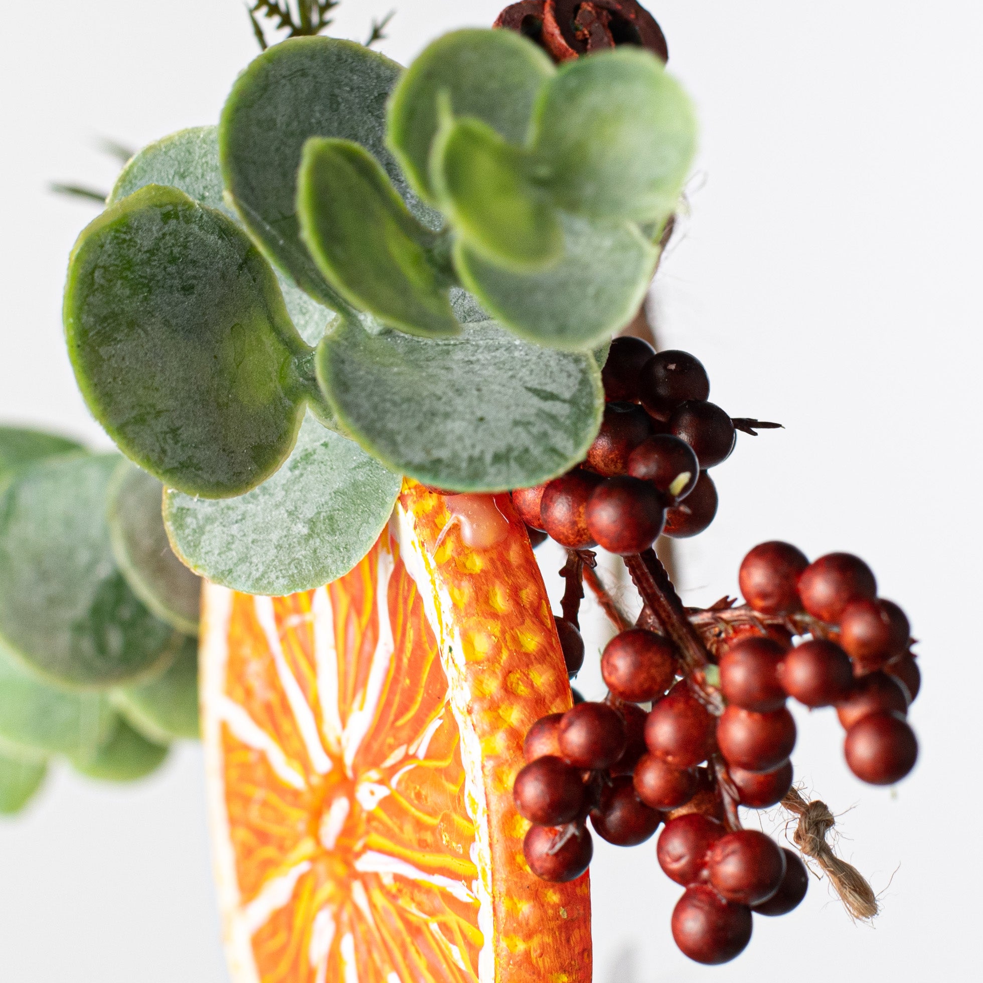 3.25" Orange Slice Berry Ornament detail photo 3