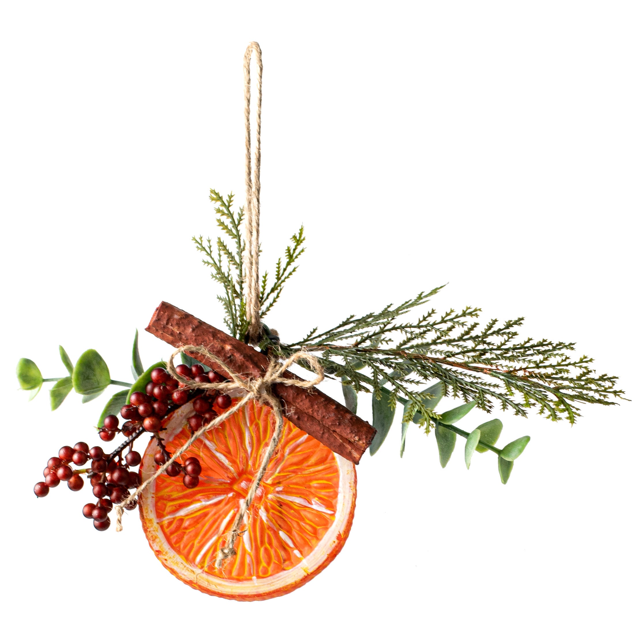 3.25" Orange Slice Berry Ornament Item Number: EF5191