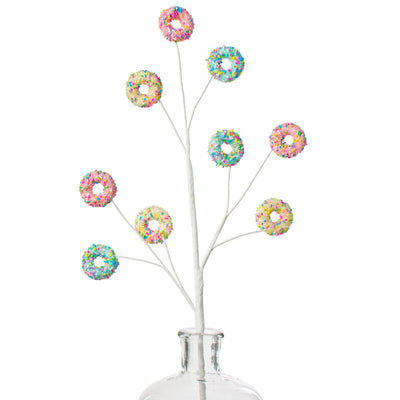 24" Pastel Rainbow Donut Spray Item Number: 40026