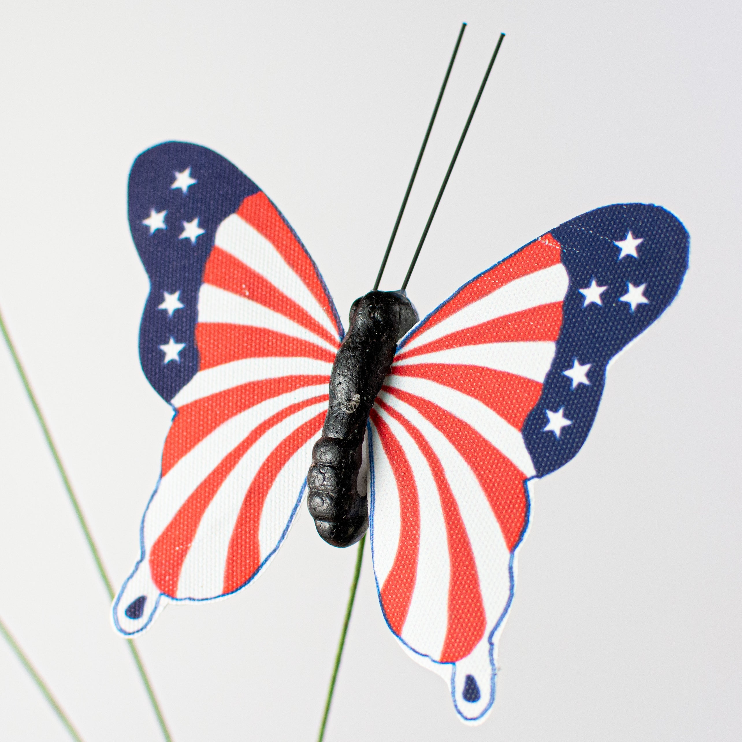 15" Patriotic Butterfly Spray Lifestyle Photo
