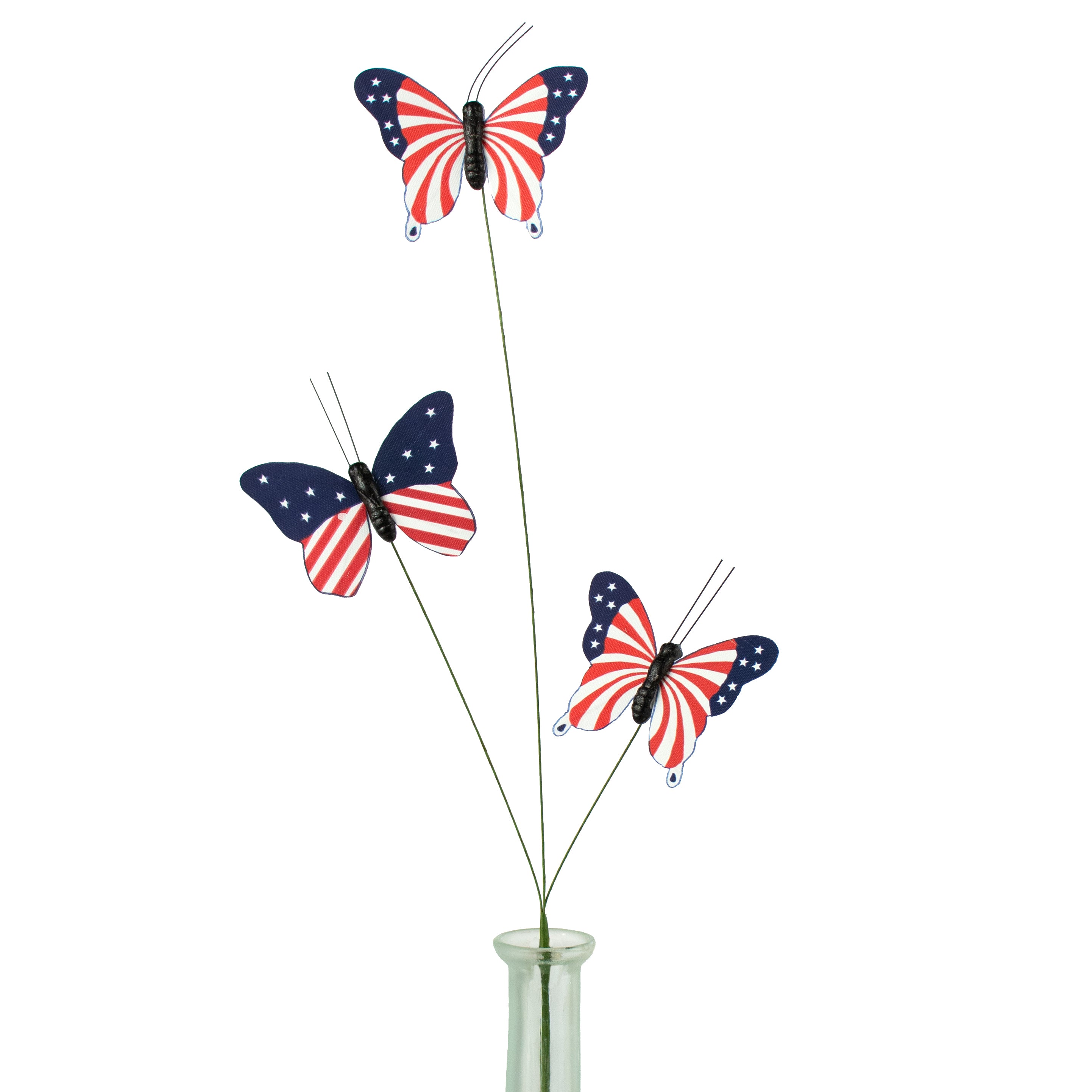 15" Patriotic Butterfly Spray Item Number: 211289